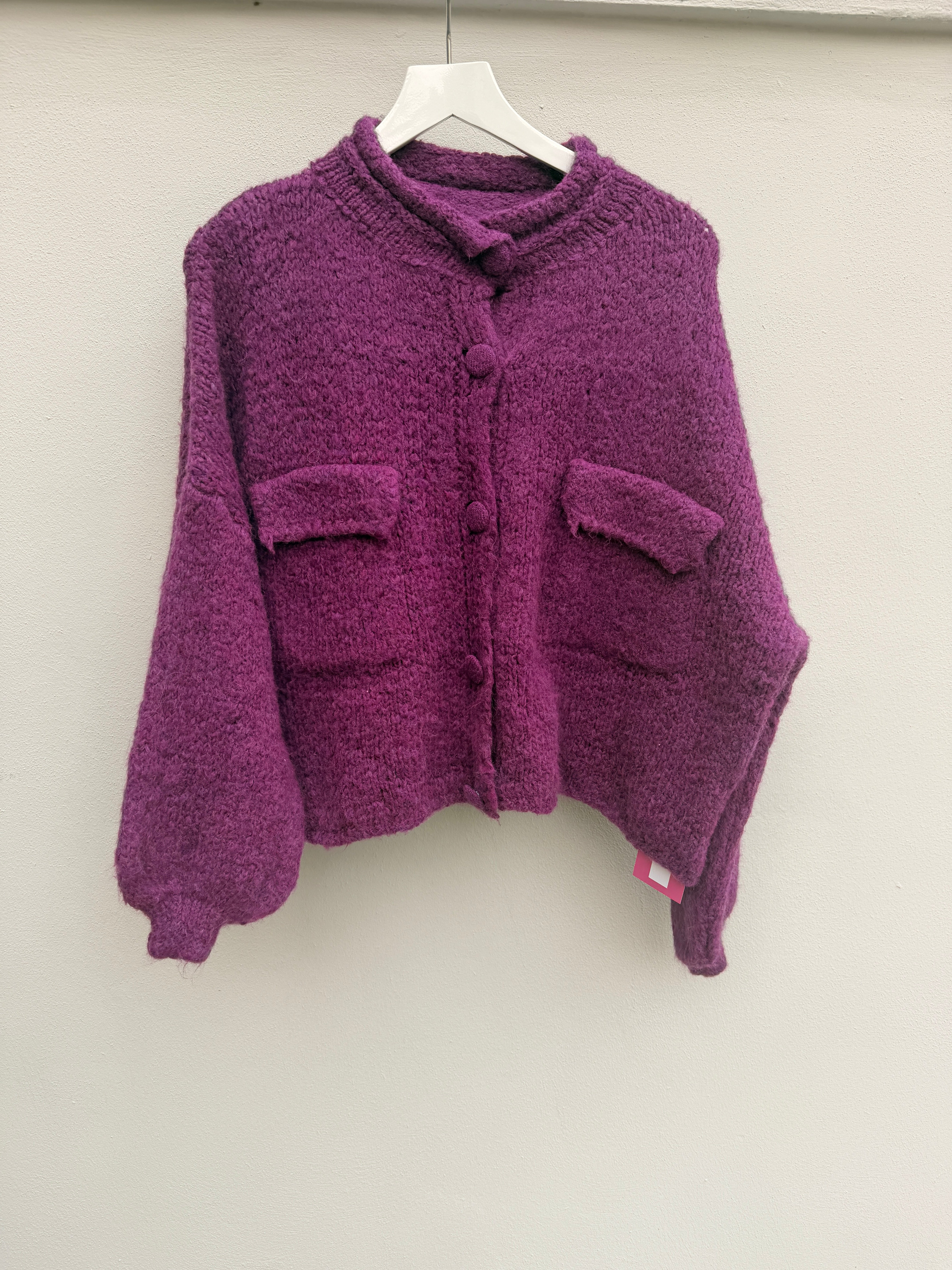 Cardigan Purple