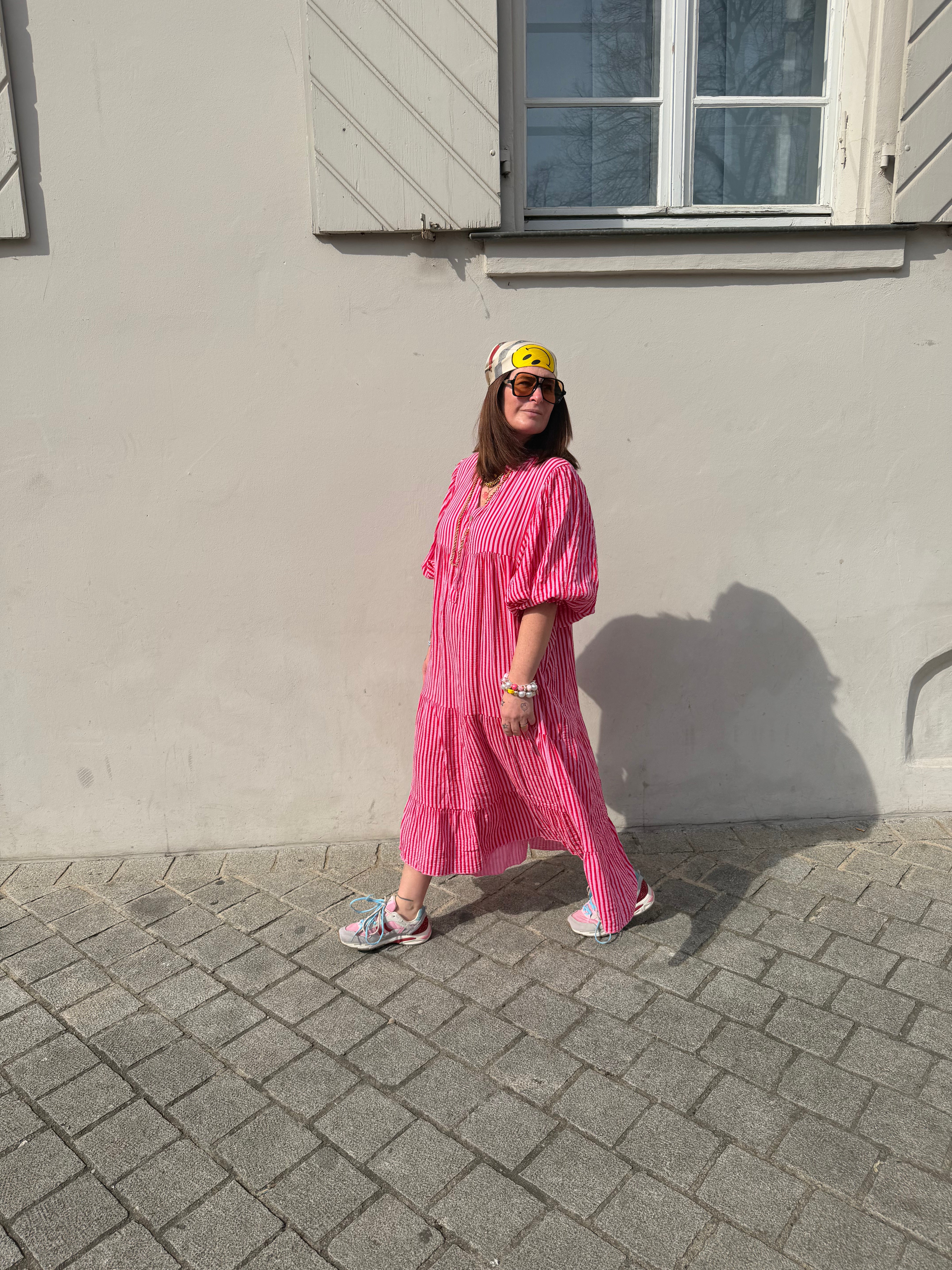Kleid Musselin Stripe