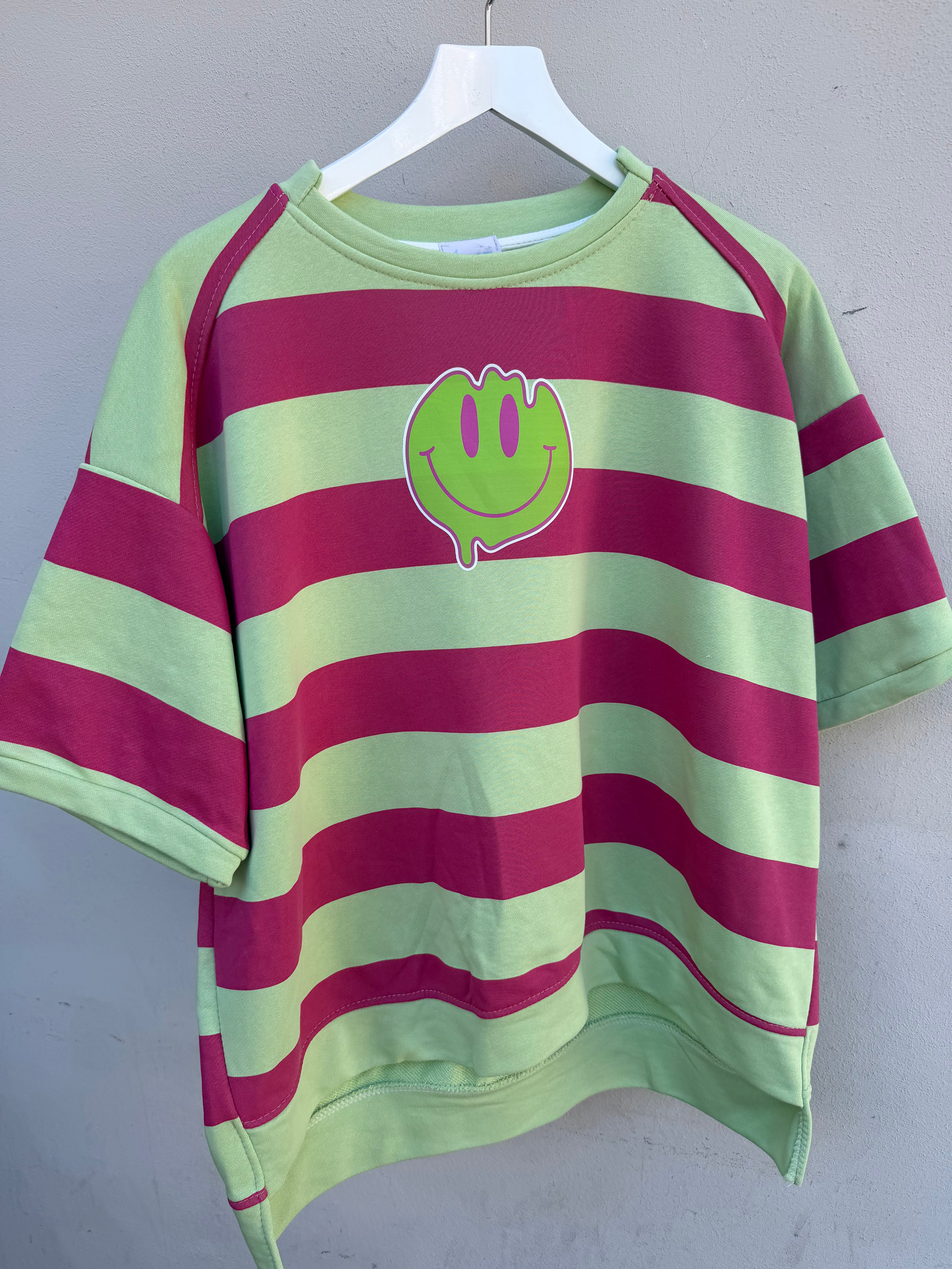 T-Shirt Smiley green