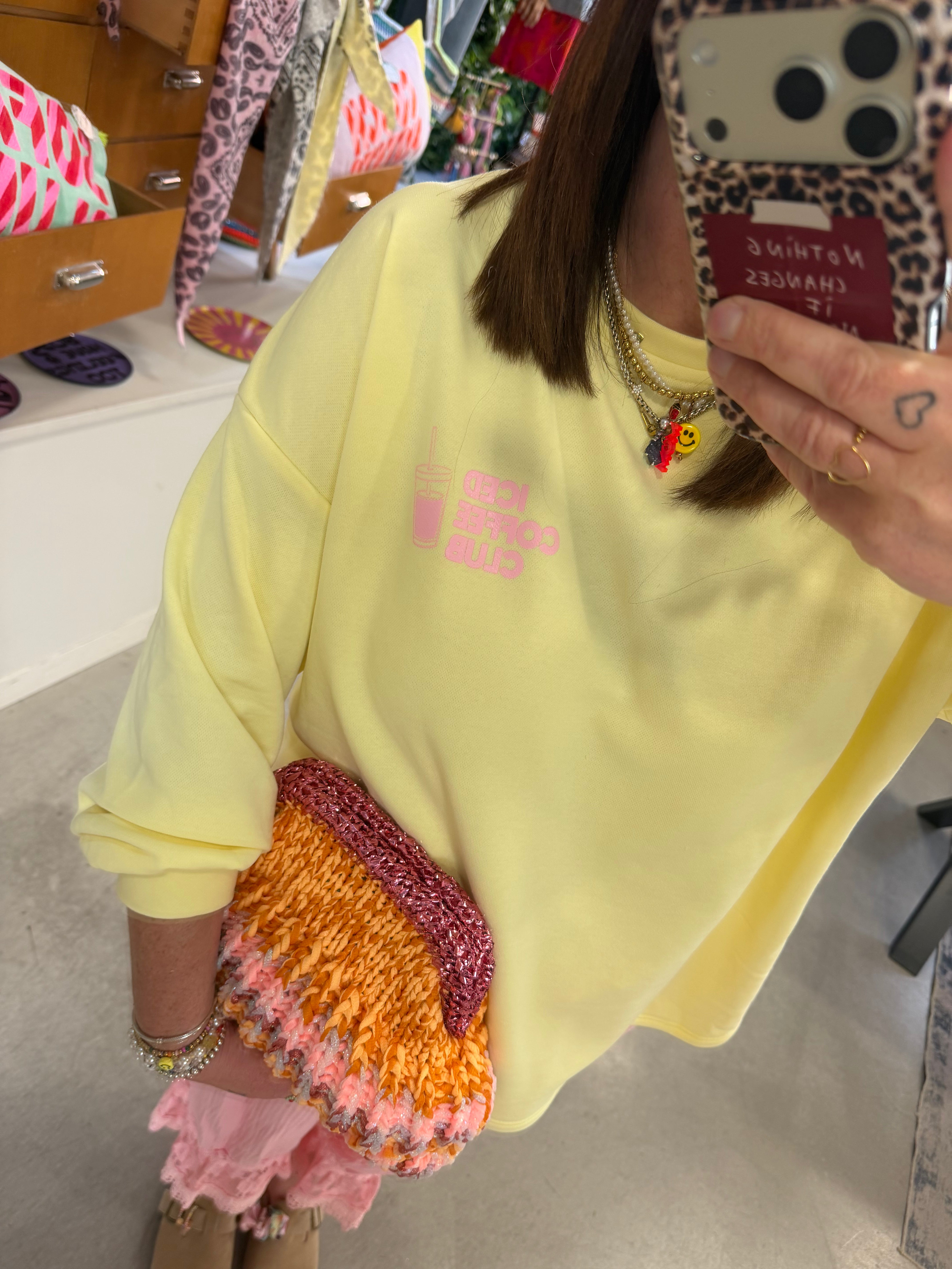 Longsleeve Coffee Club yellow