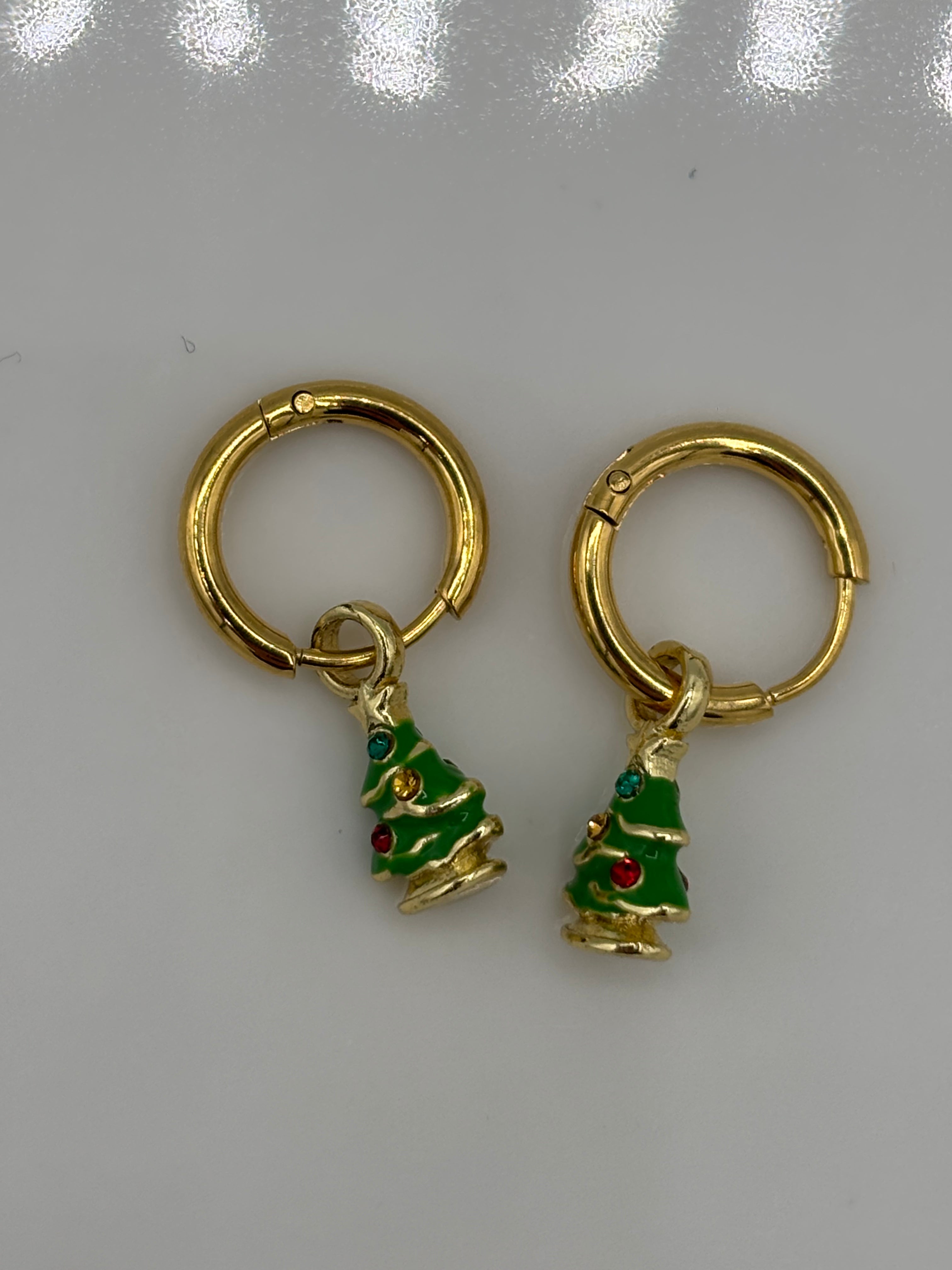 Ohrringe Christbaum