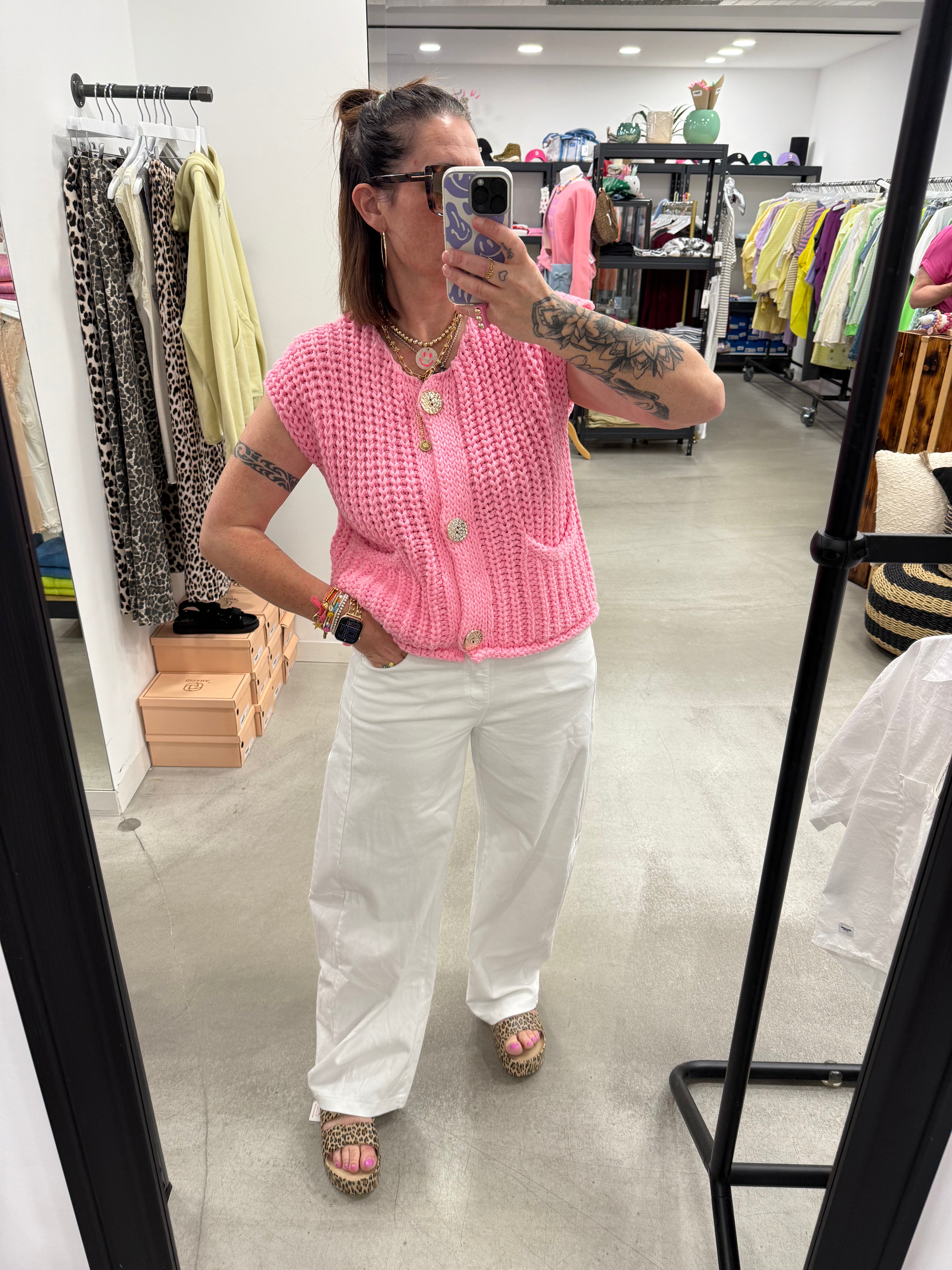 Hose white Ballon