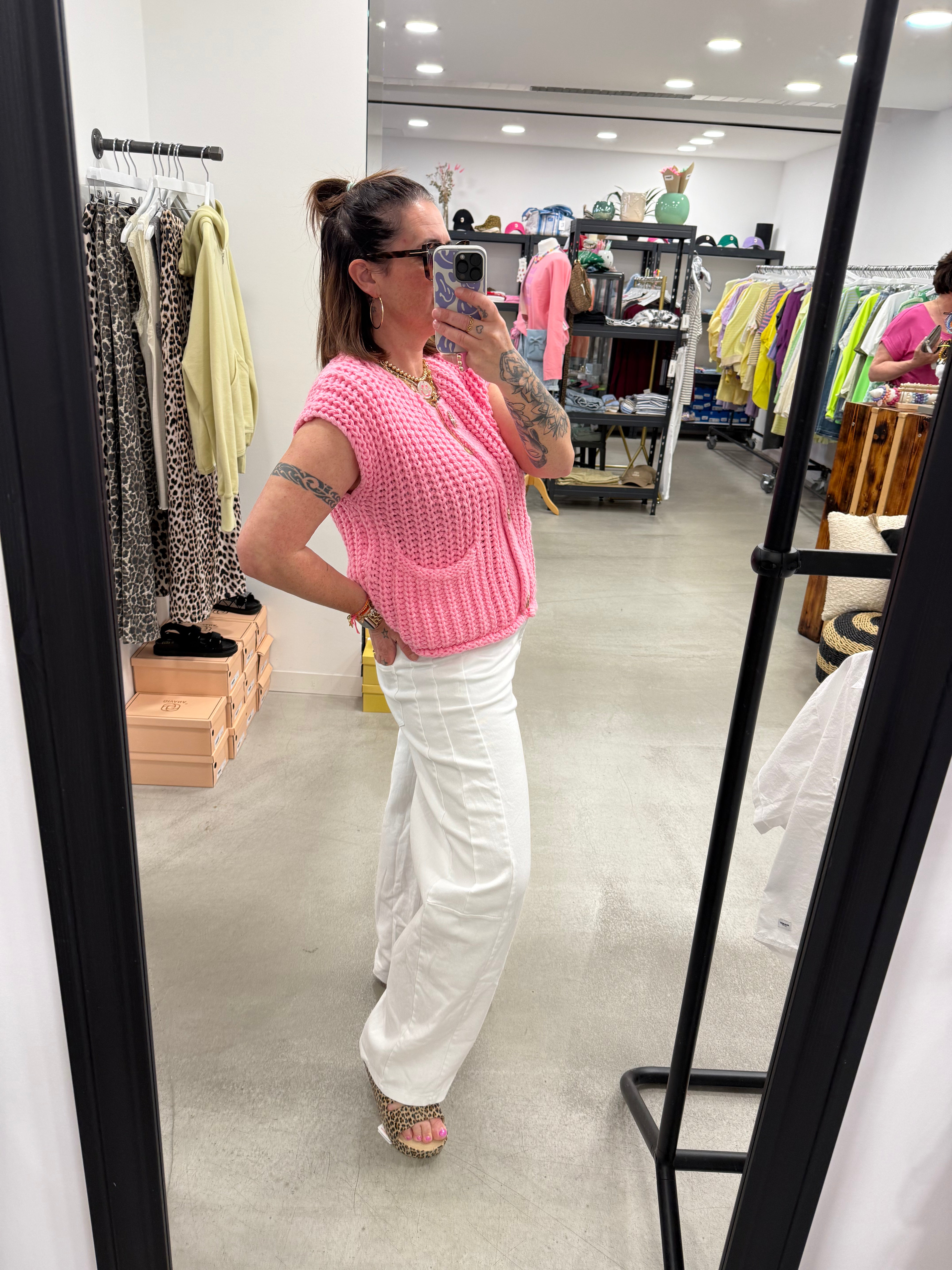 Hose white Ballon