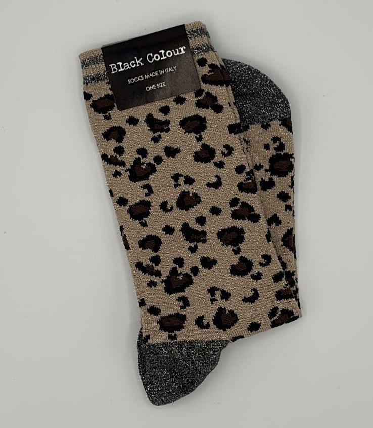 Socken Black Colour Leo
