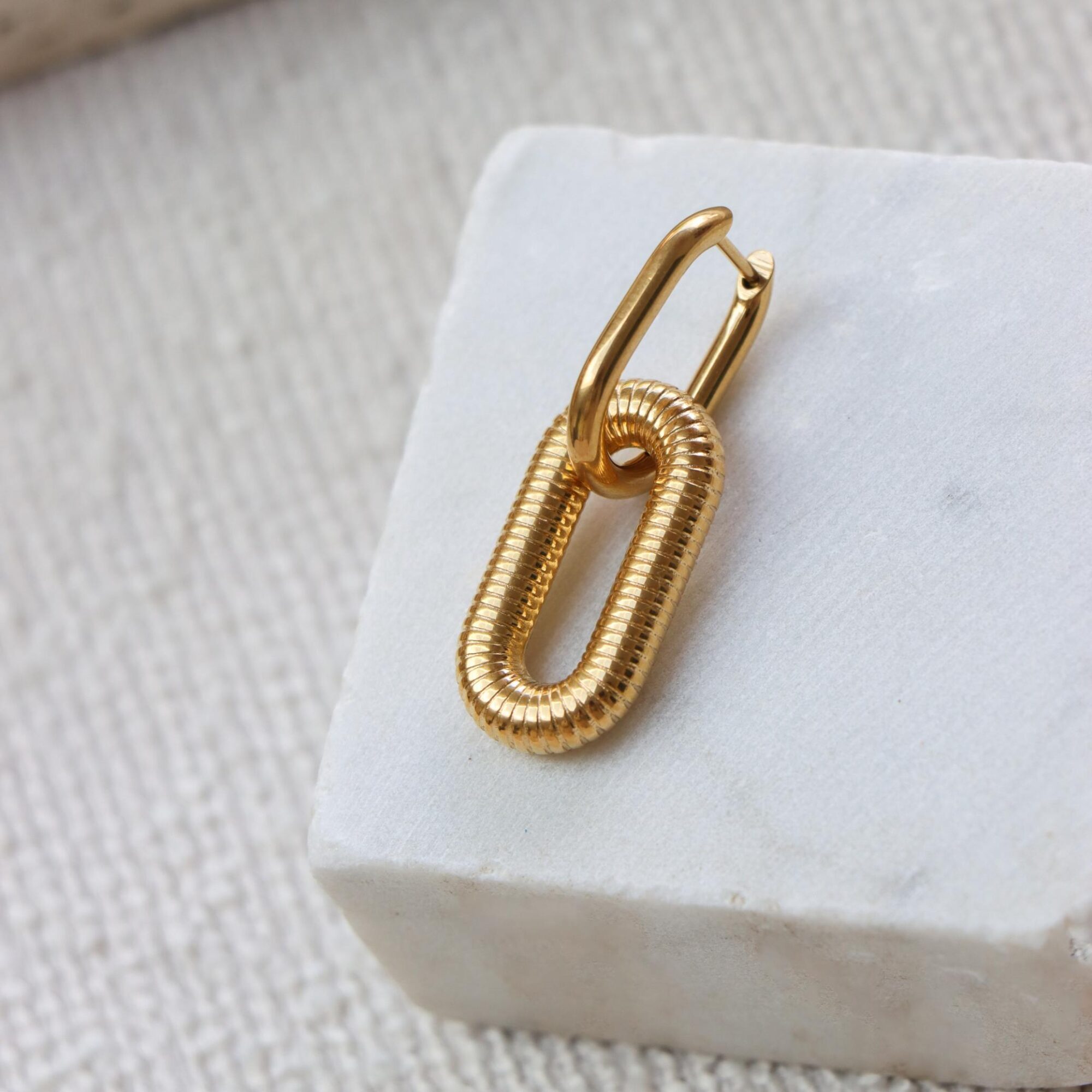 Label Kiki Oval stripe hoop
