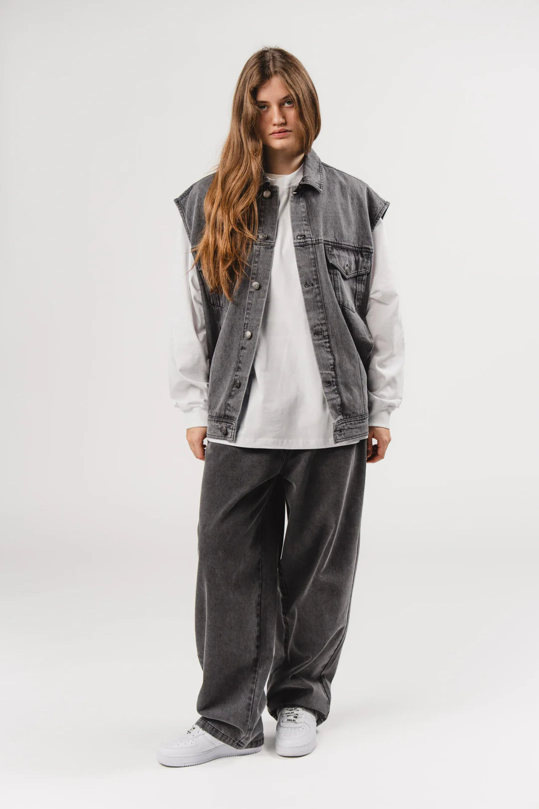 KKLBL Denim Vest Grey