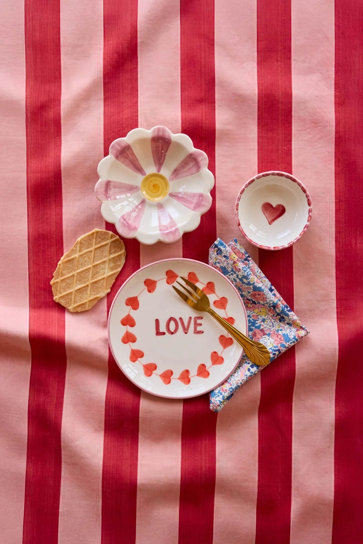 RICE Kuchenteller Love