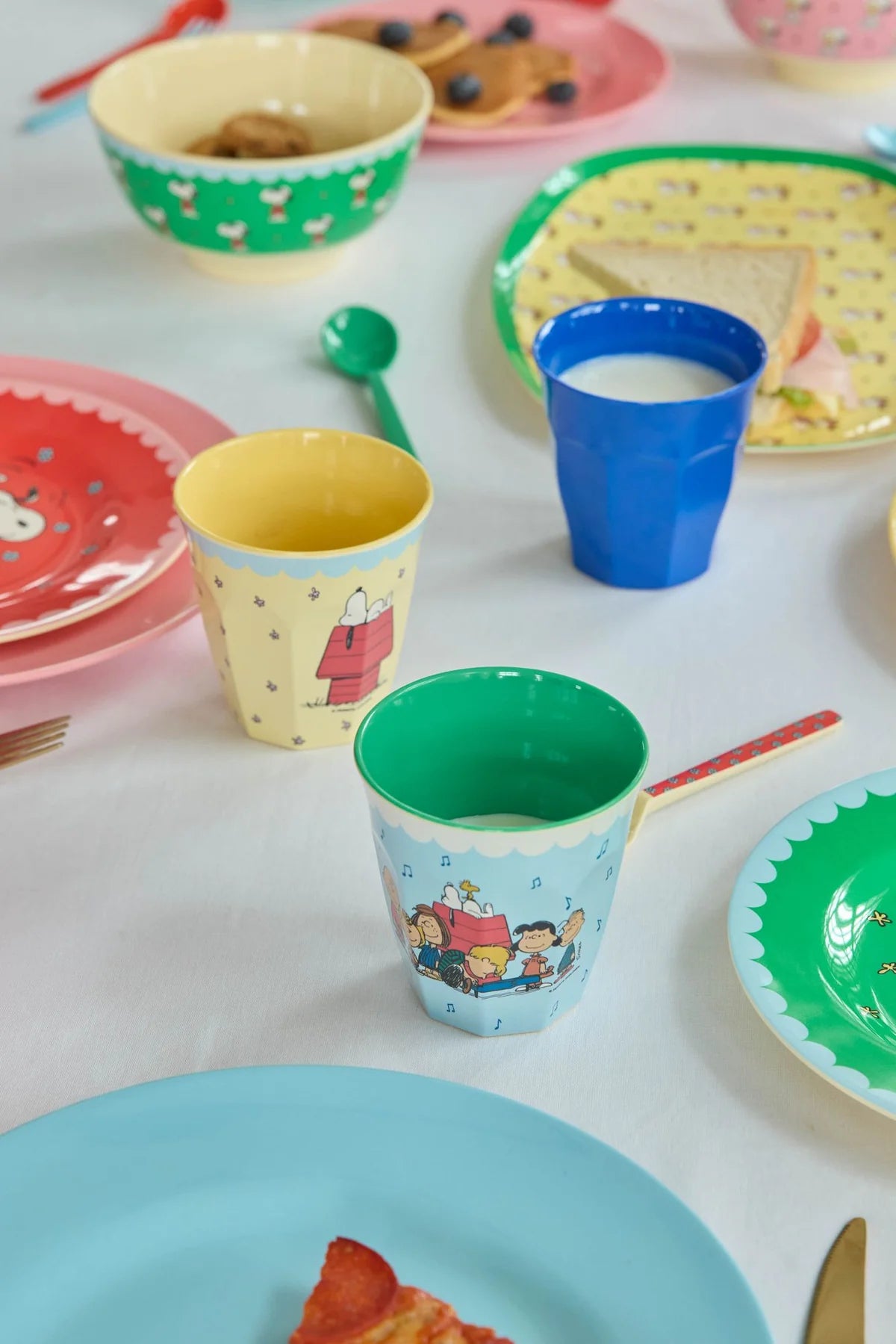 Rice Becher Mittelgroß Snoopy blau