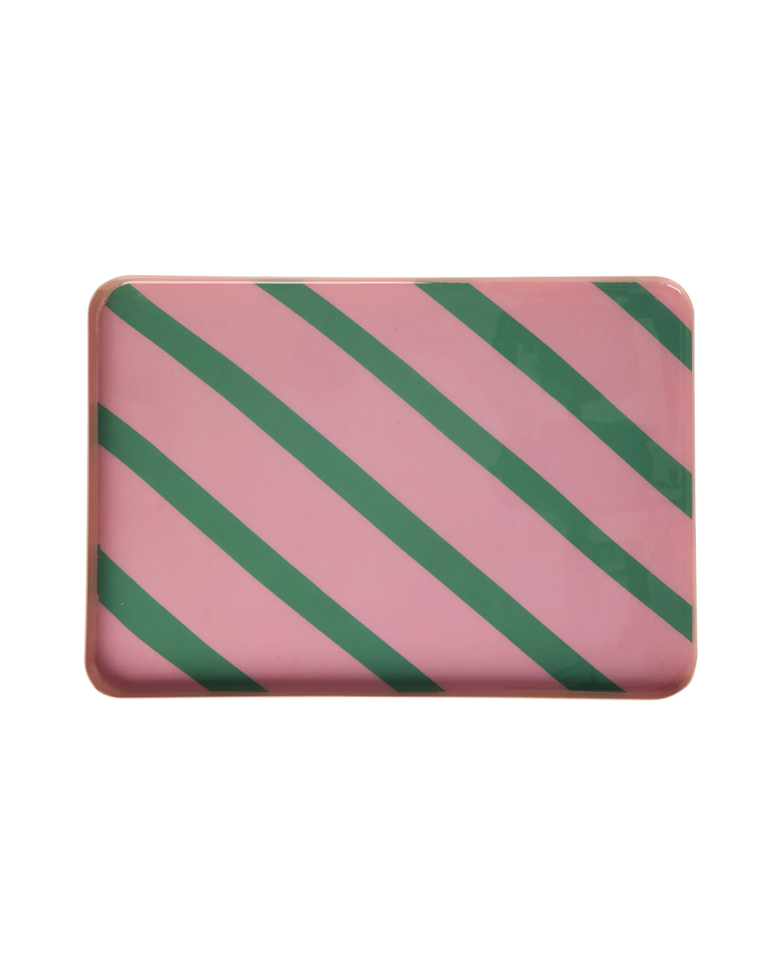 RICE Metall Tablet Stripe Pink