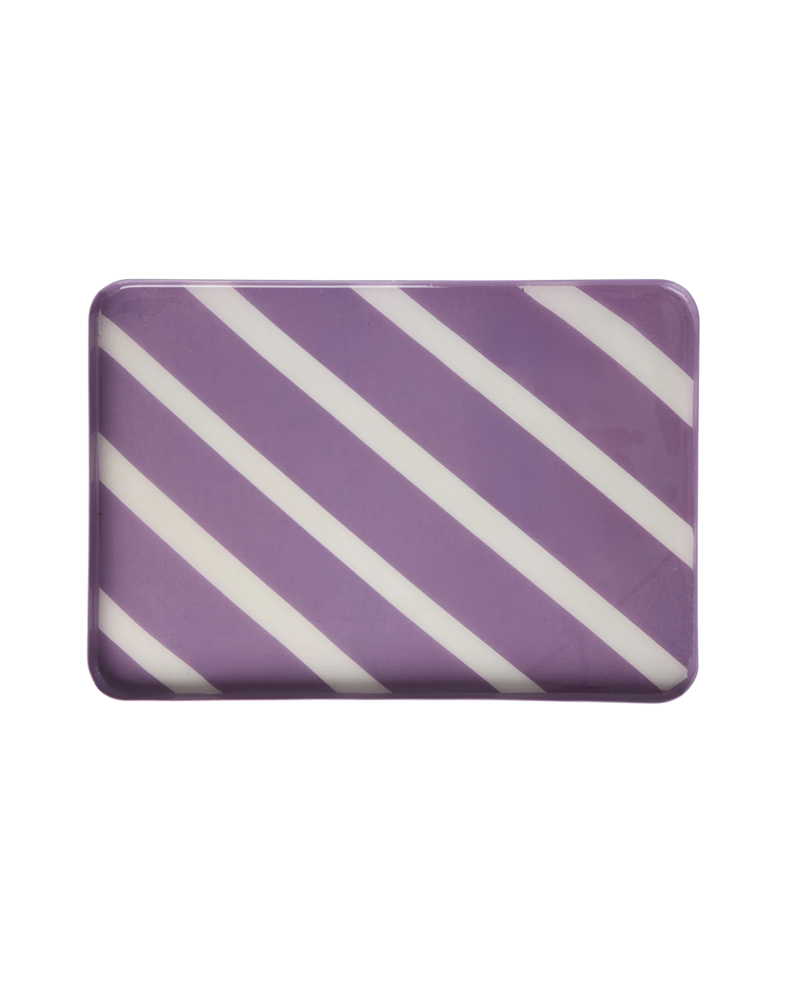 RICE Metall Tablet stripe Lila