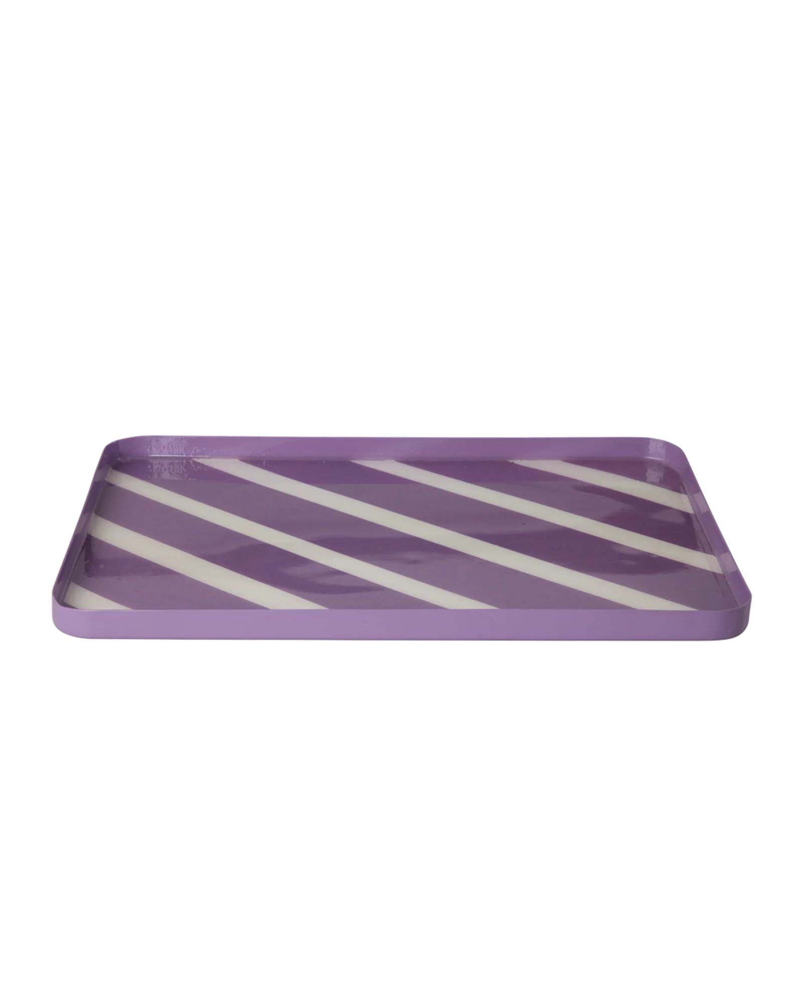 RICE Metall Tablet stripe Lila