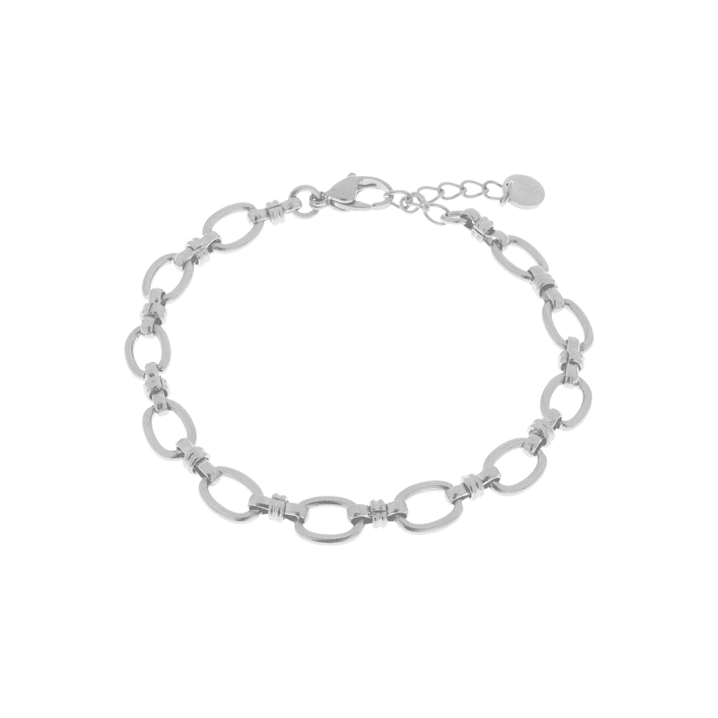 KIKI Open chain bracelet silver