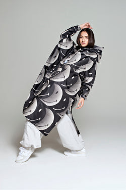 RainKiss Half Moon x Smiley - Rain Poncho