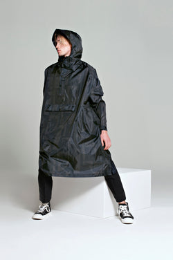 RainKiss Poncho Black