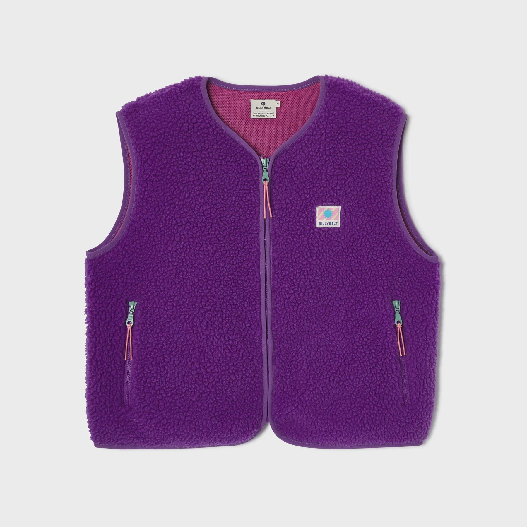 Weste ZIP Lila