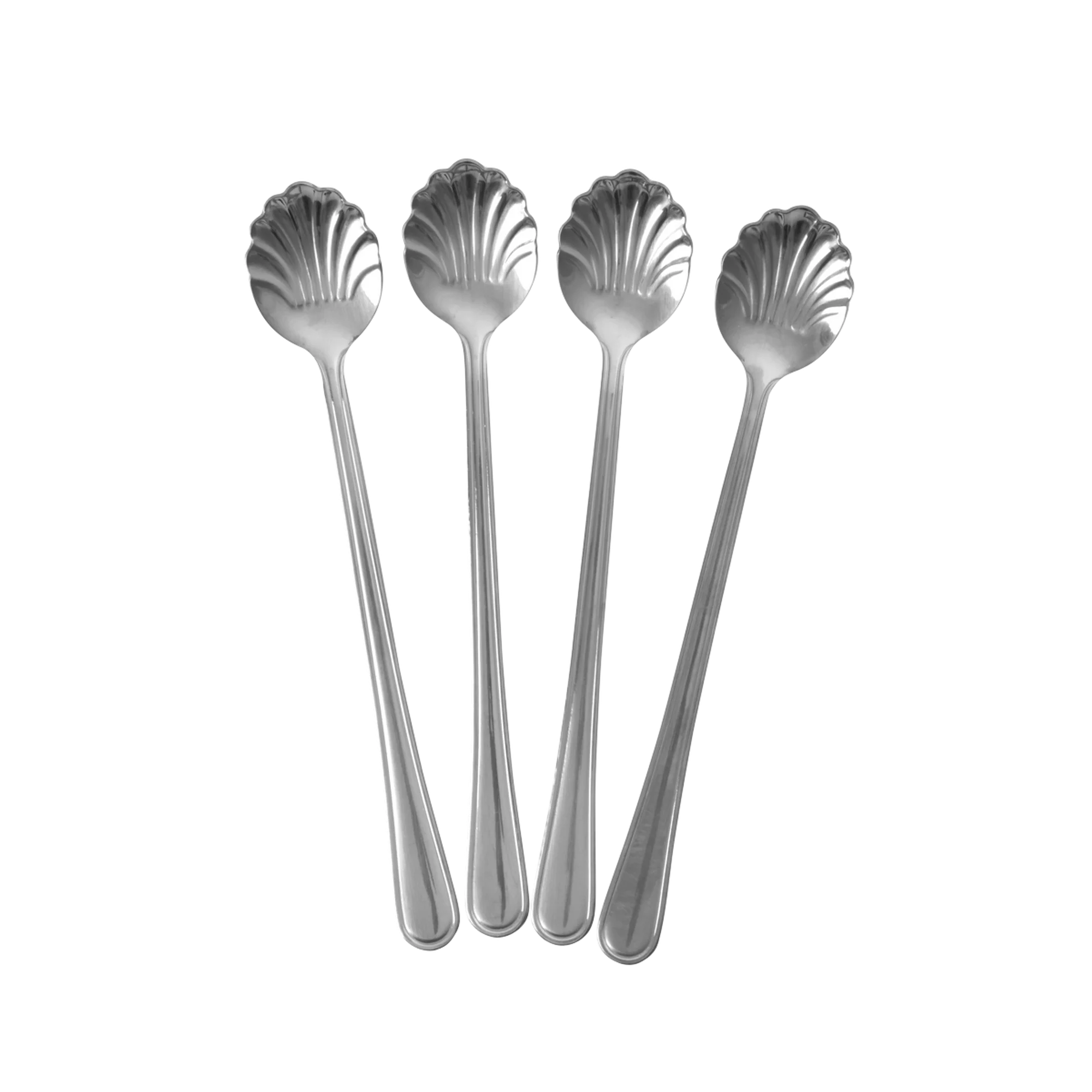 Rice Latte Löffel 4er Set Silber