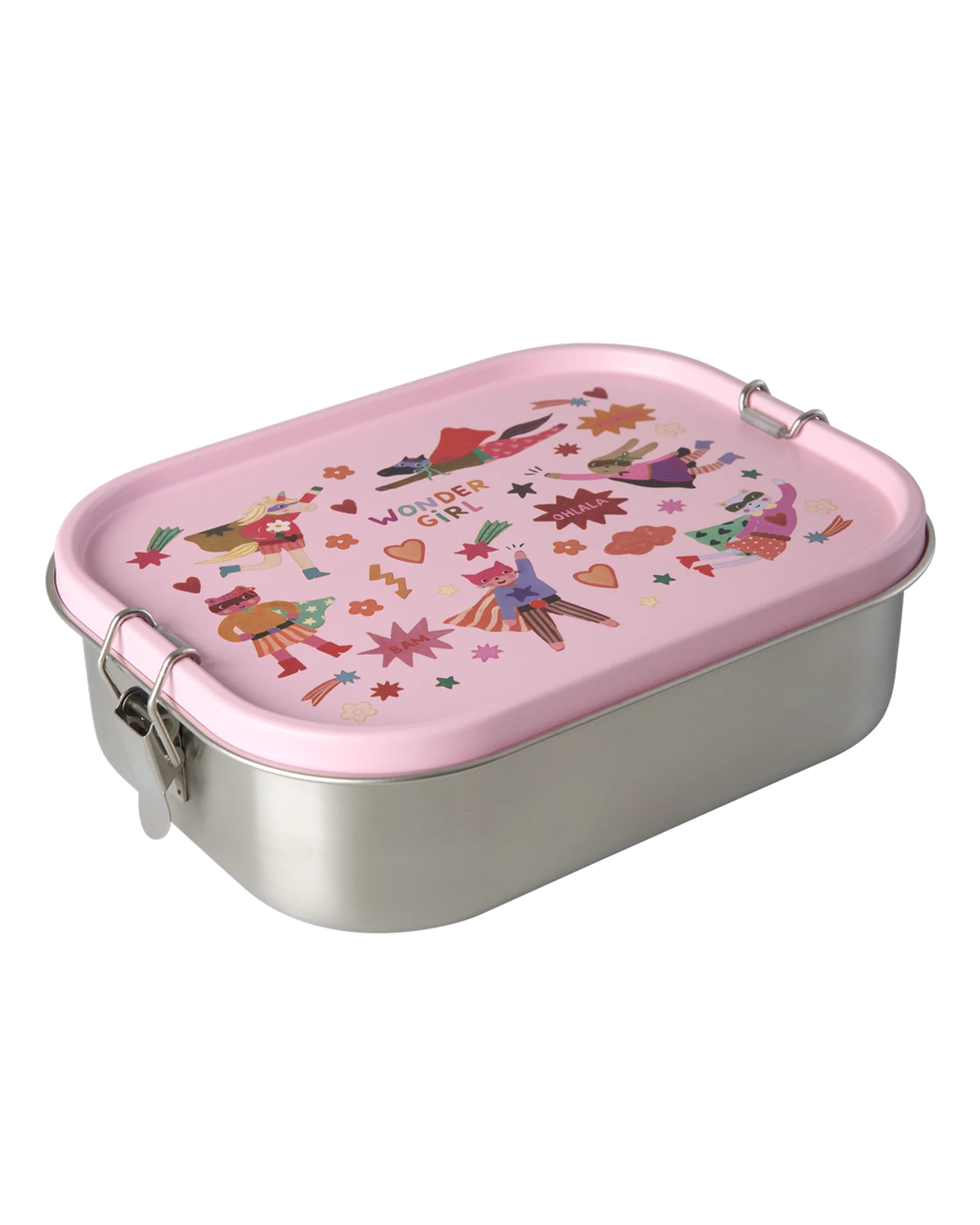 RICE Brotbox WonderGirl Pink