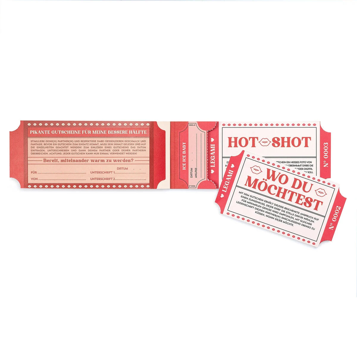 Legami Block mit 24 sexy Gutscheinen