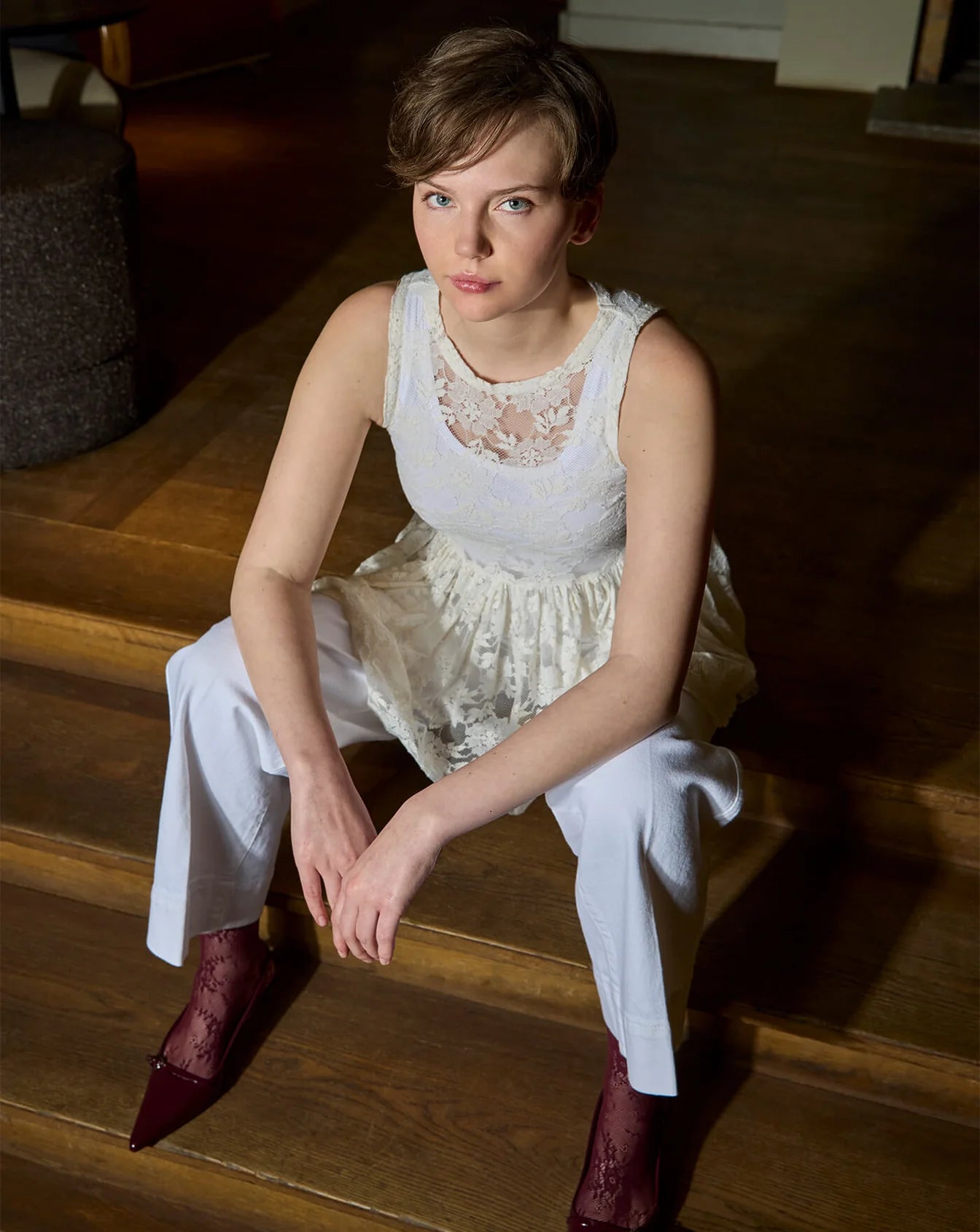 PG3 - Spitzen Top GILDA – offwhite