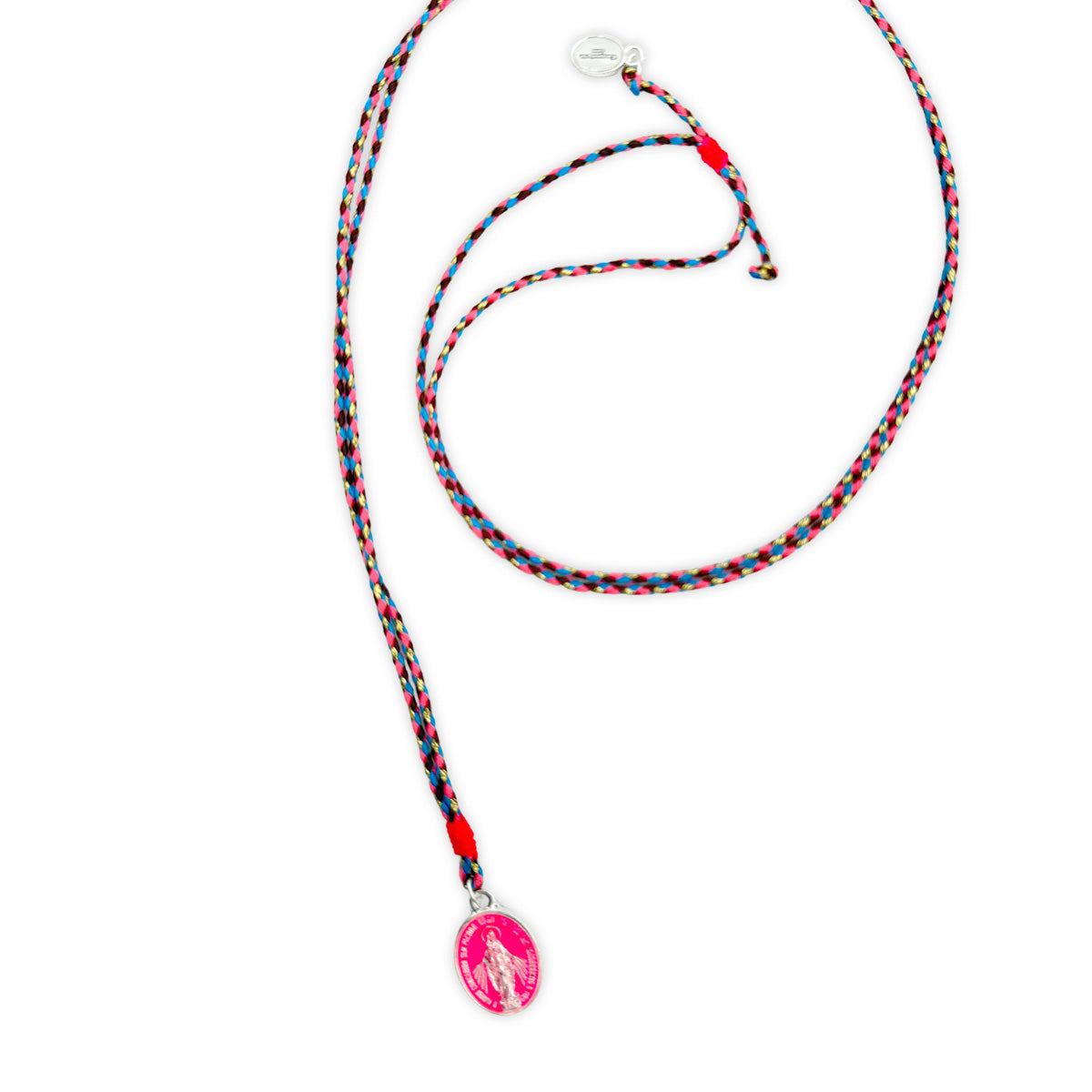 Escapulario Stringkette mit Madonnamedaillon