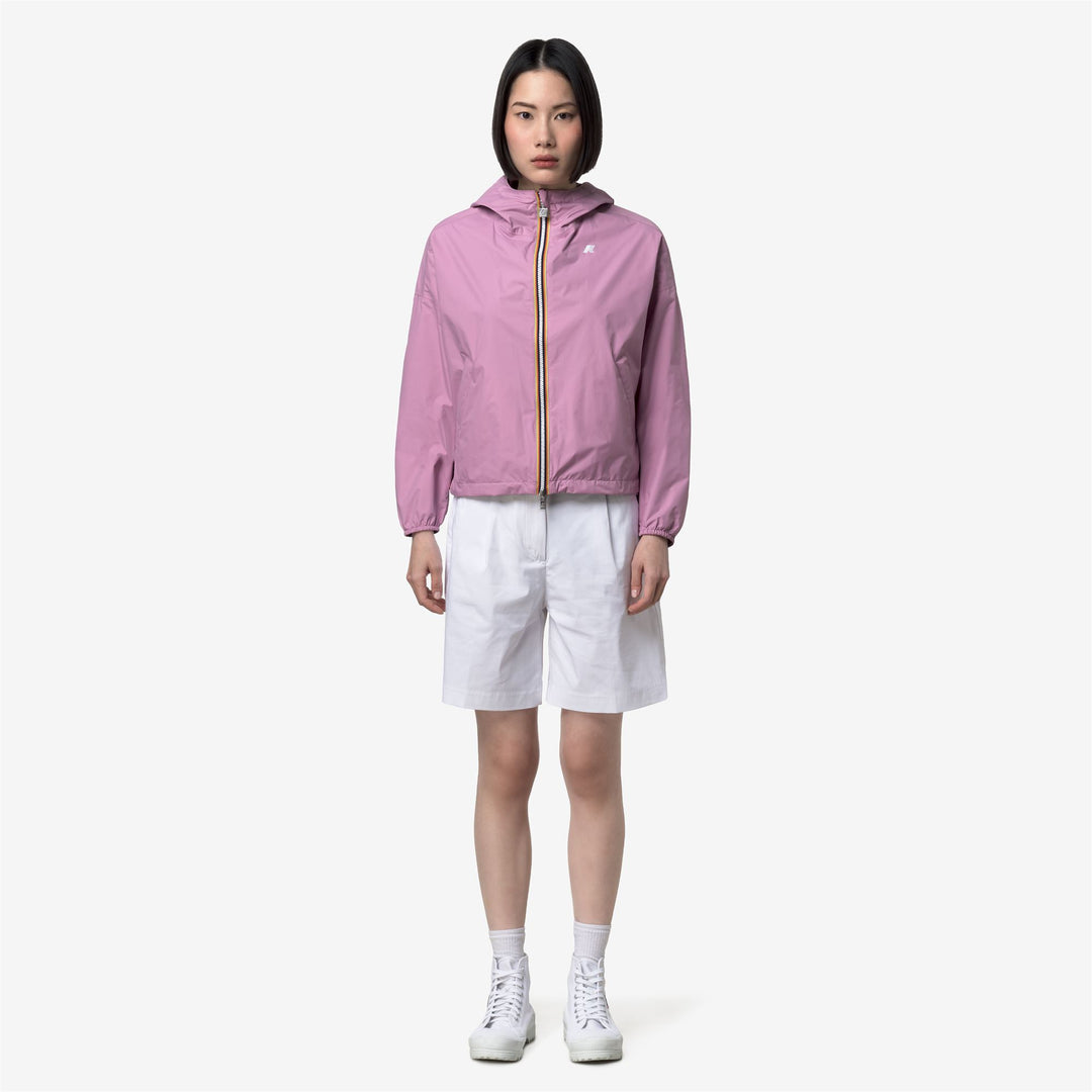 Jacke K Way REVERSIBLE Violet Mauve