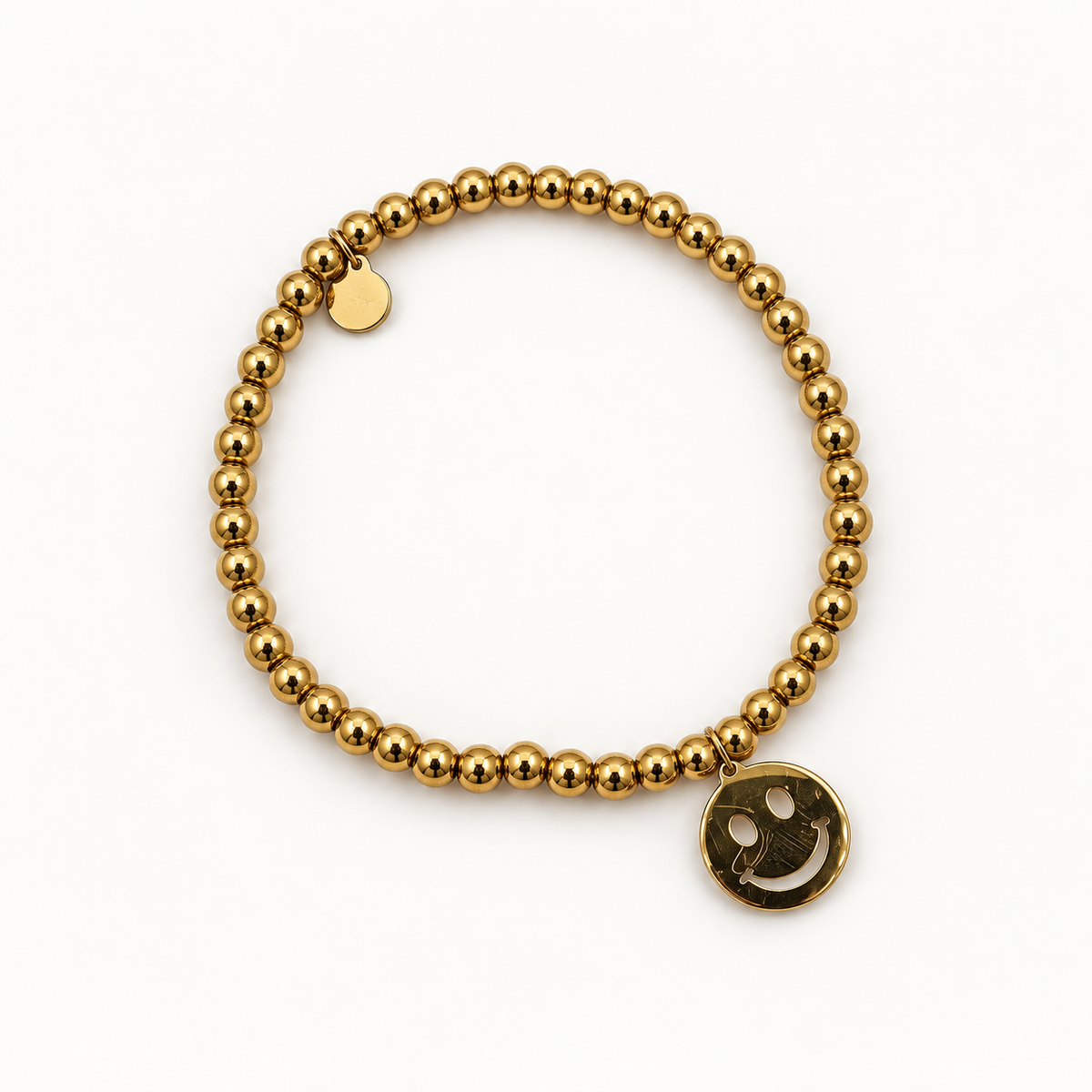 Armband Smiley small Gold