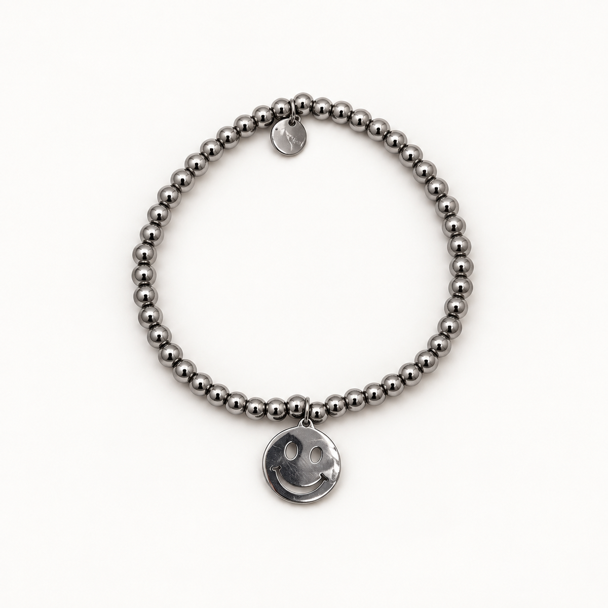 Armband Smiley small Silber