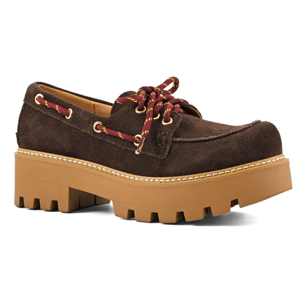 Colors of California BIXBY – Veloursleder-Loafer – chocolate