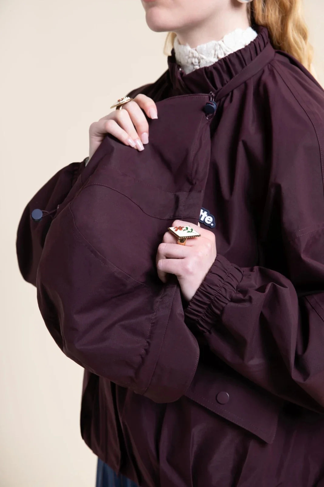 Garance - Waterproof jacket rot FLOTTE