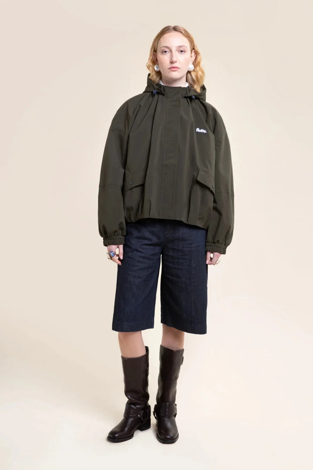Waterproof jacket grün Flotte
