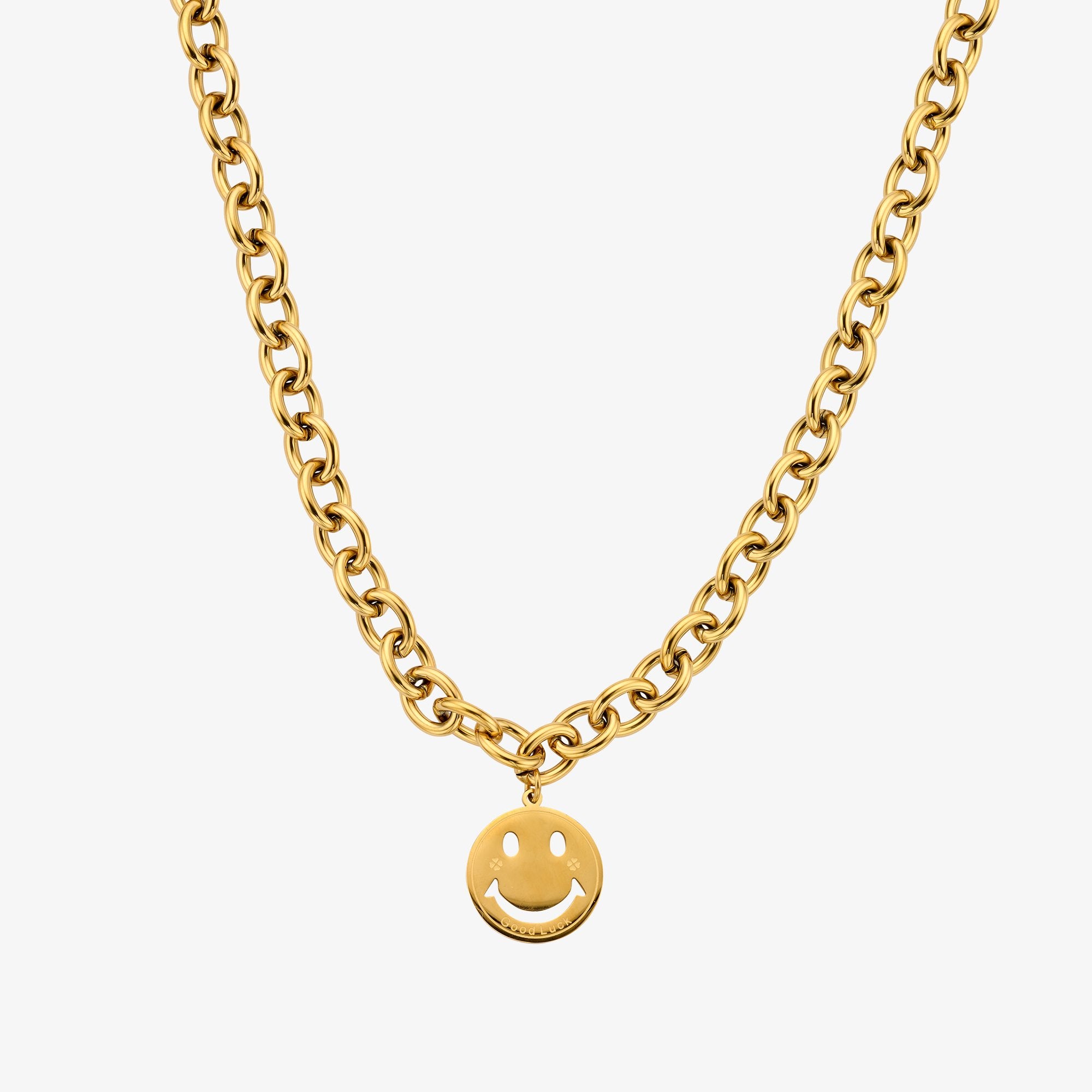 Kette Smiley Good Luck