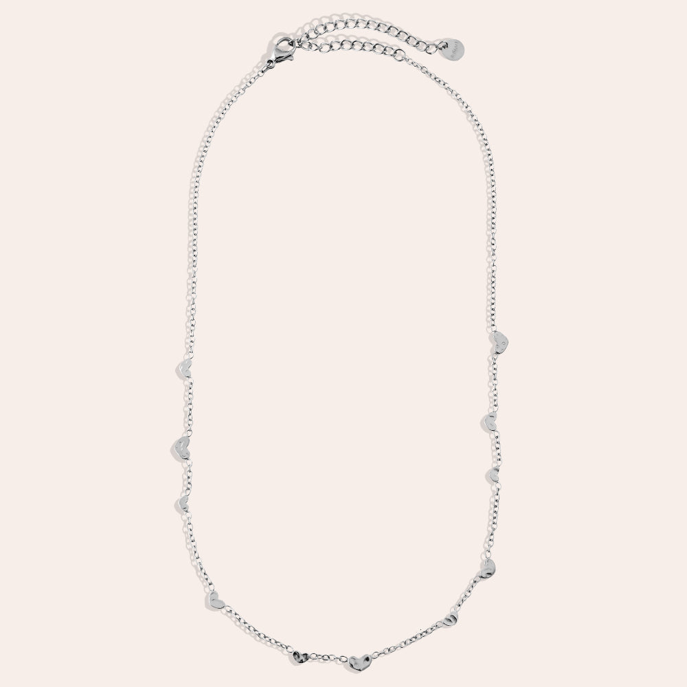 Mini-Herzkette – Silber