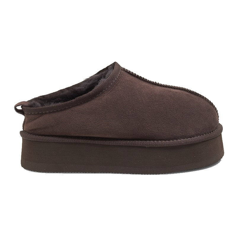 New Zealand Boots Plateau Clog Coffee