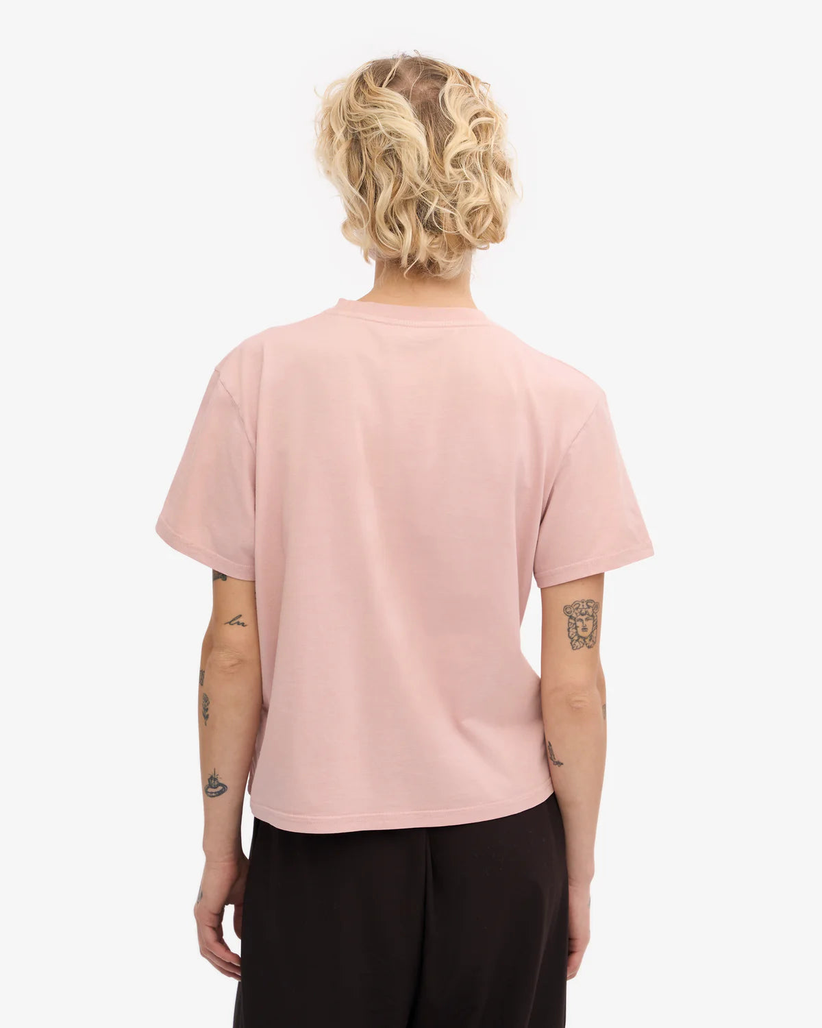 CFS Boxy Crop Tee - Faded Pink