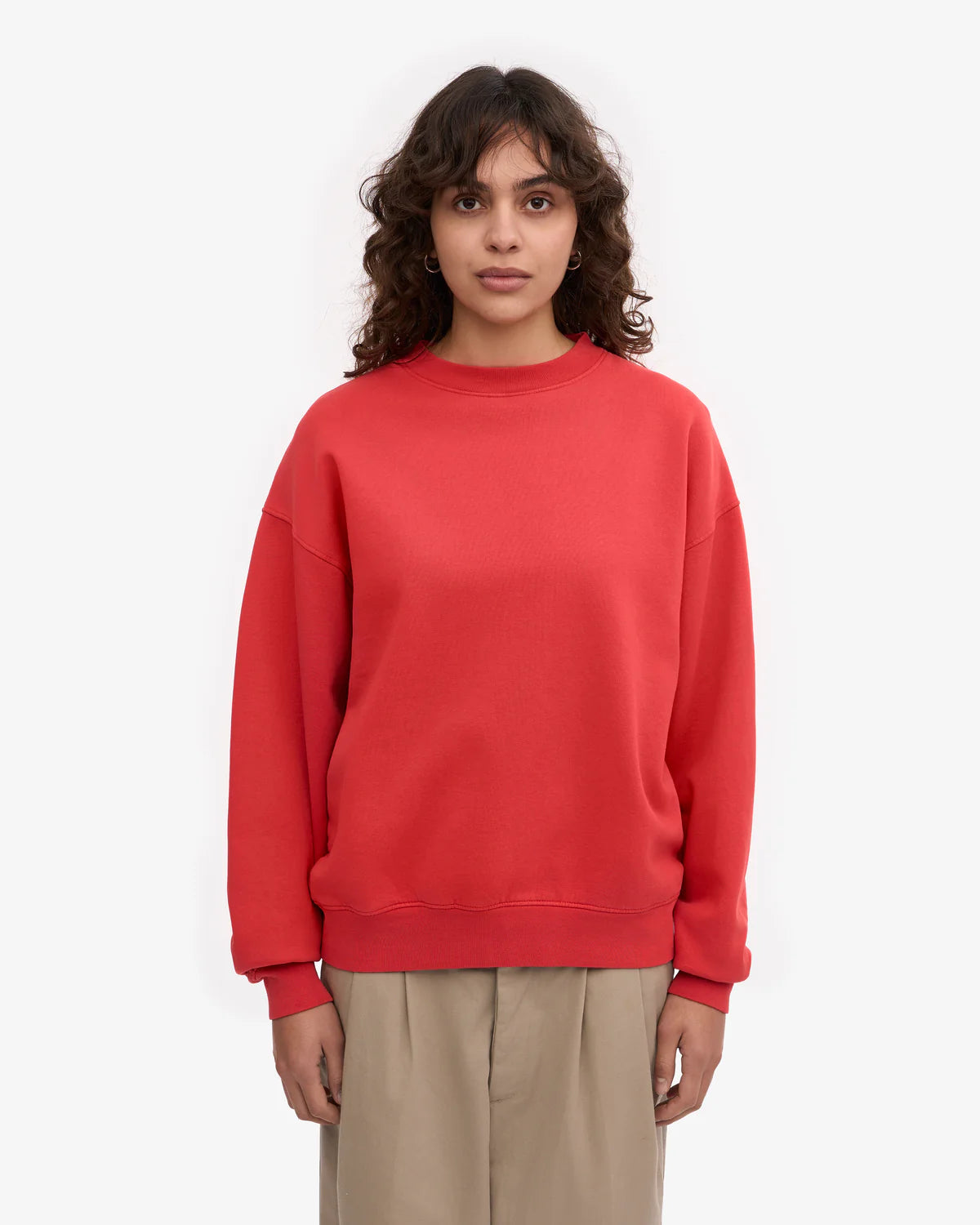 CFS Oversized Crew - Red Tangerine