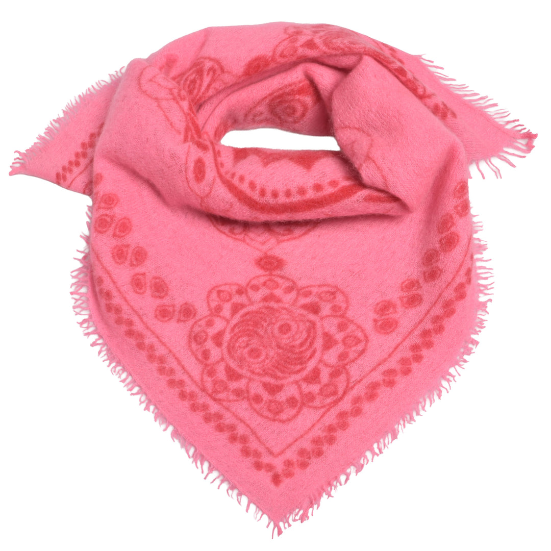 cute stuff Kaschmir-Bandana Ornament in Pink