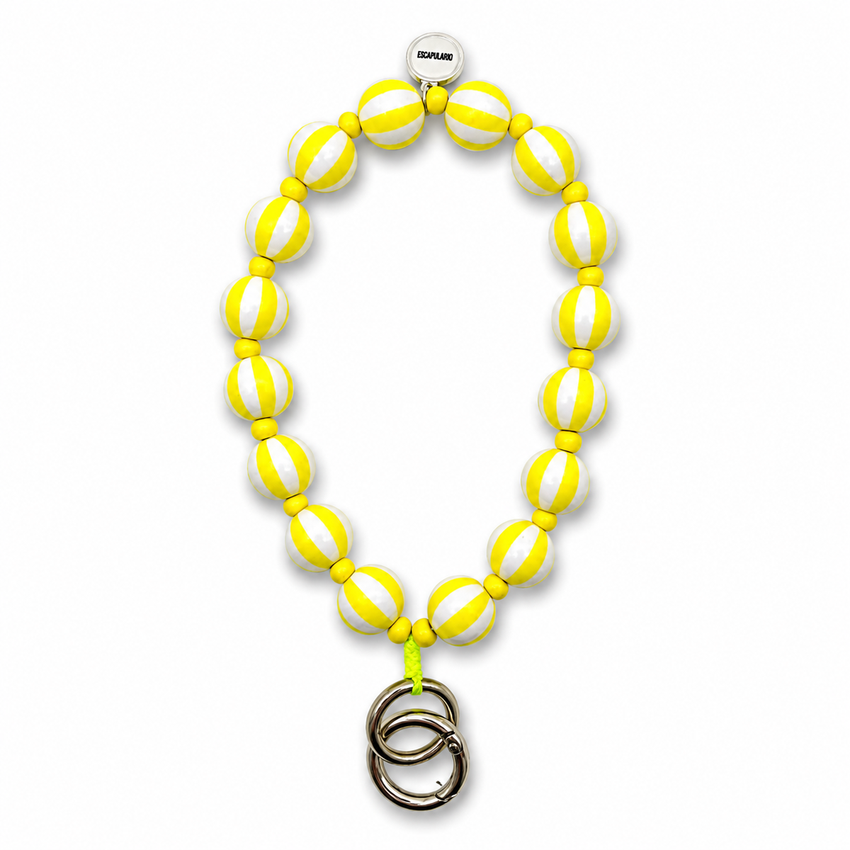 Escapulario Schlüsselkette Stripe Lemon