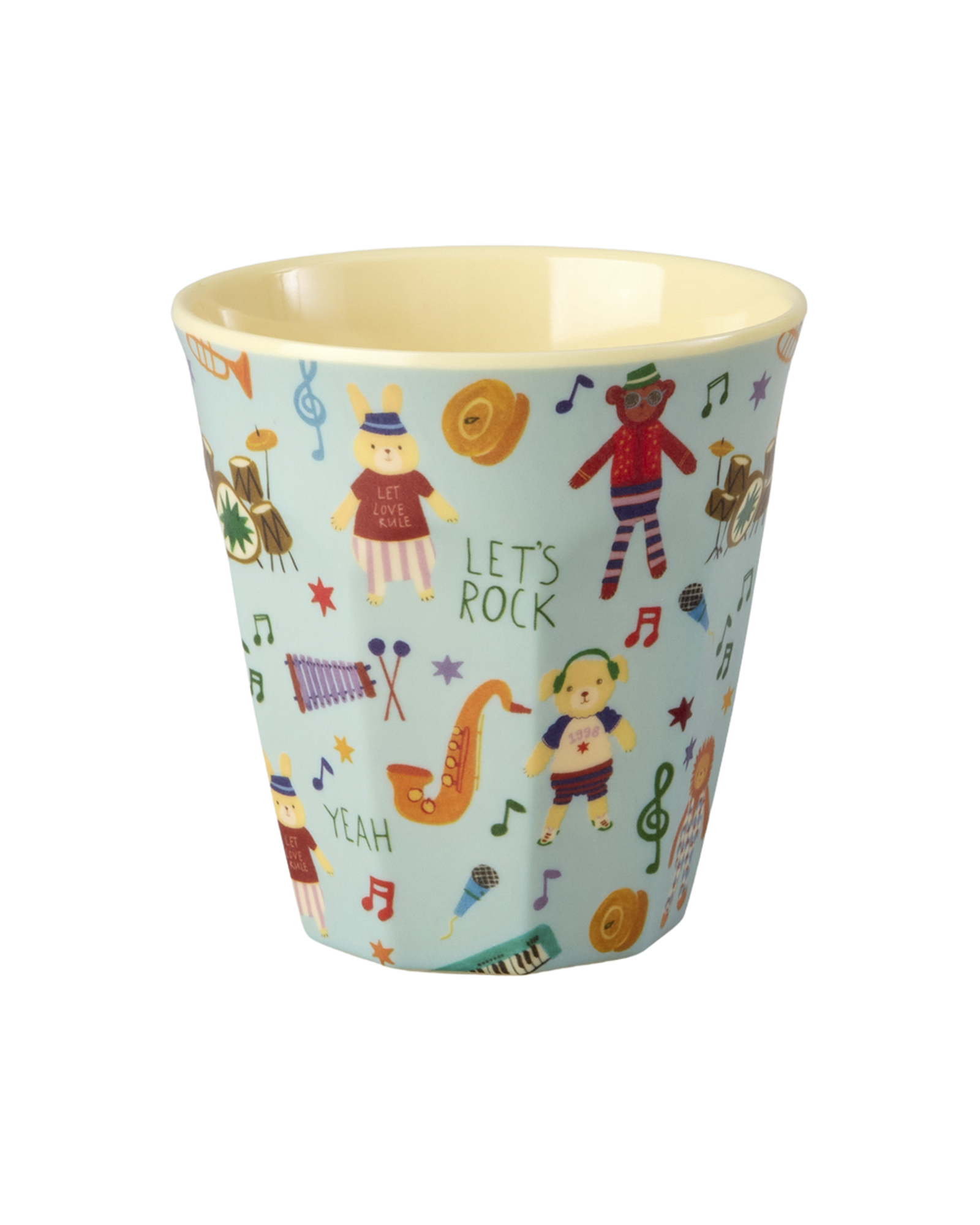 RICE Kinderbecher 250 ml Music Band in Blau
