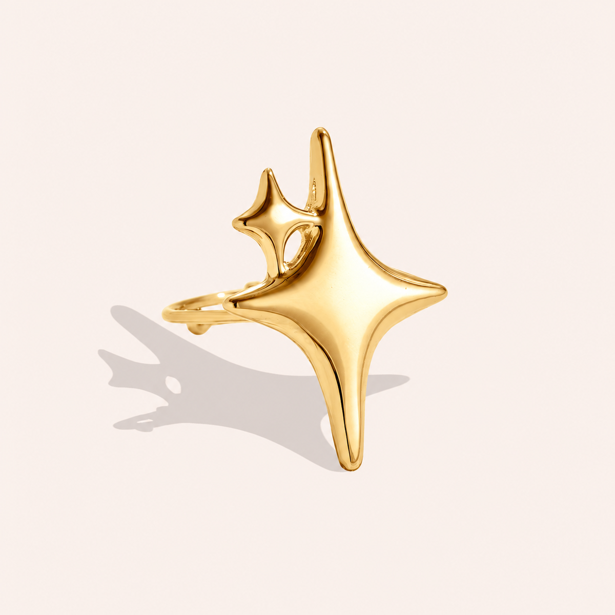 Ring Doppelstern – Gold