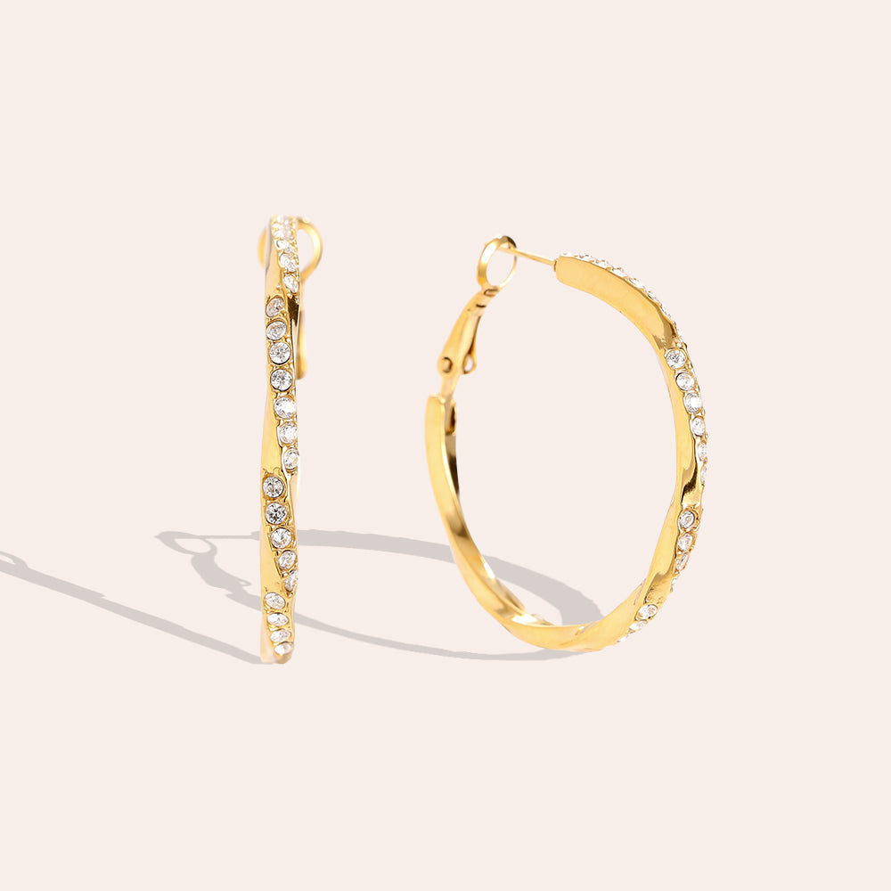 Creolen Twist – Gold