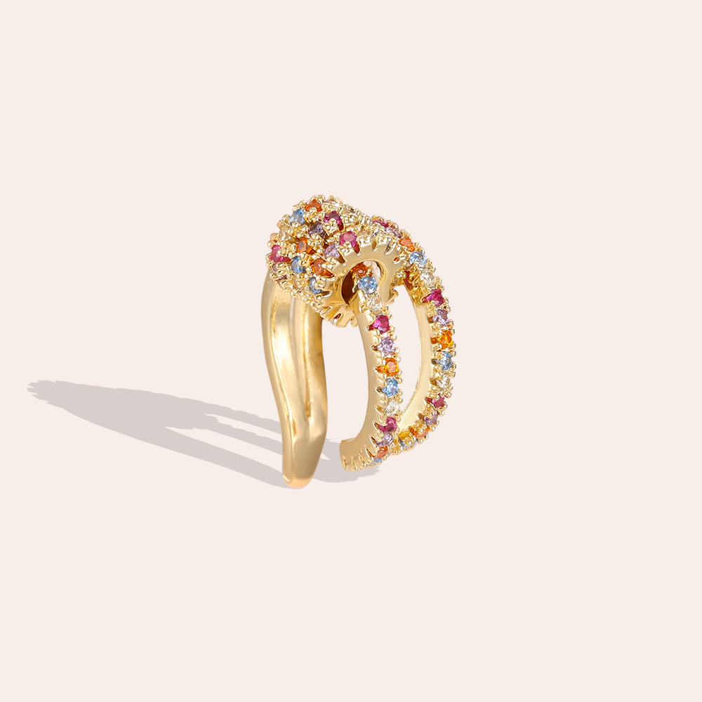 Earcuff Doppelring – Gold