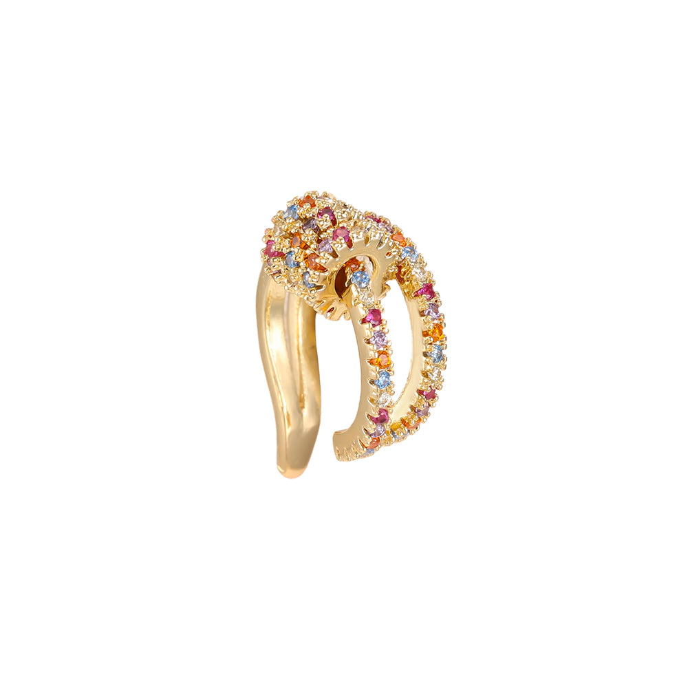 Earcuff Doppelring – Gold