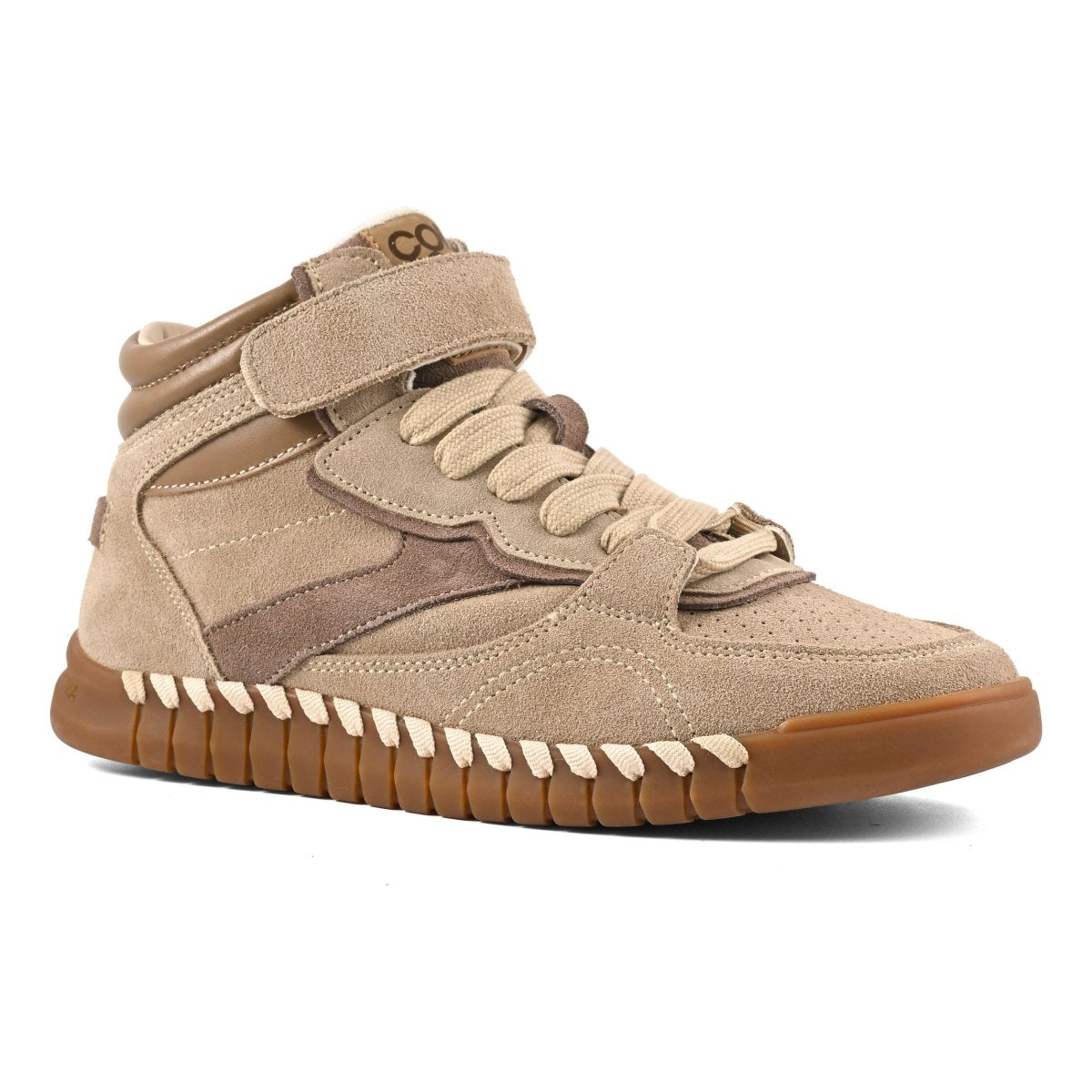 Colors of California TAHOE – Vintage Leder-Sneaker – oatmeal