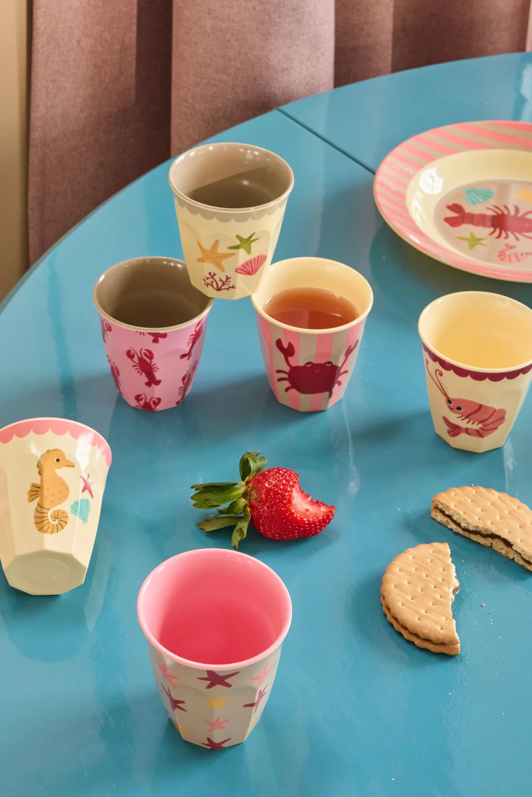 Kleine Becher - Ocean Print - 6er Pack