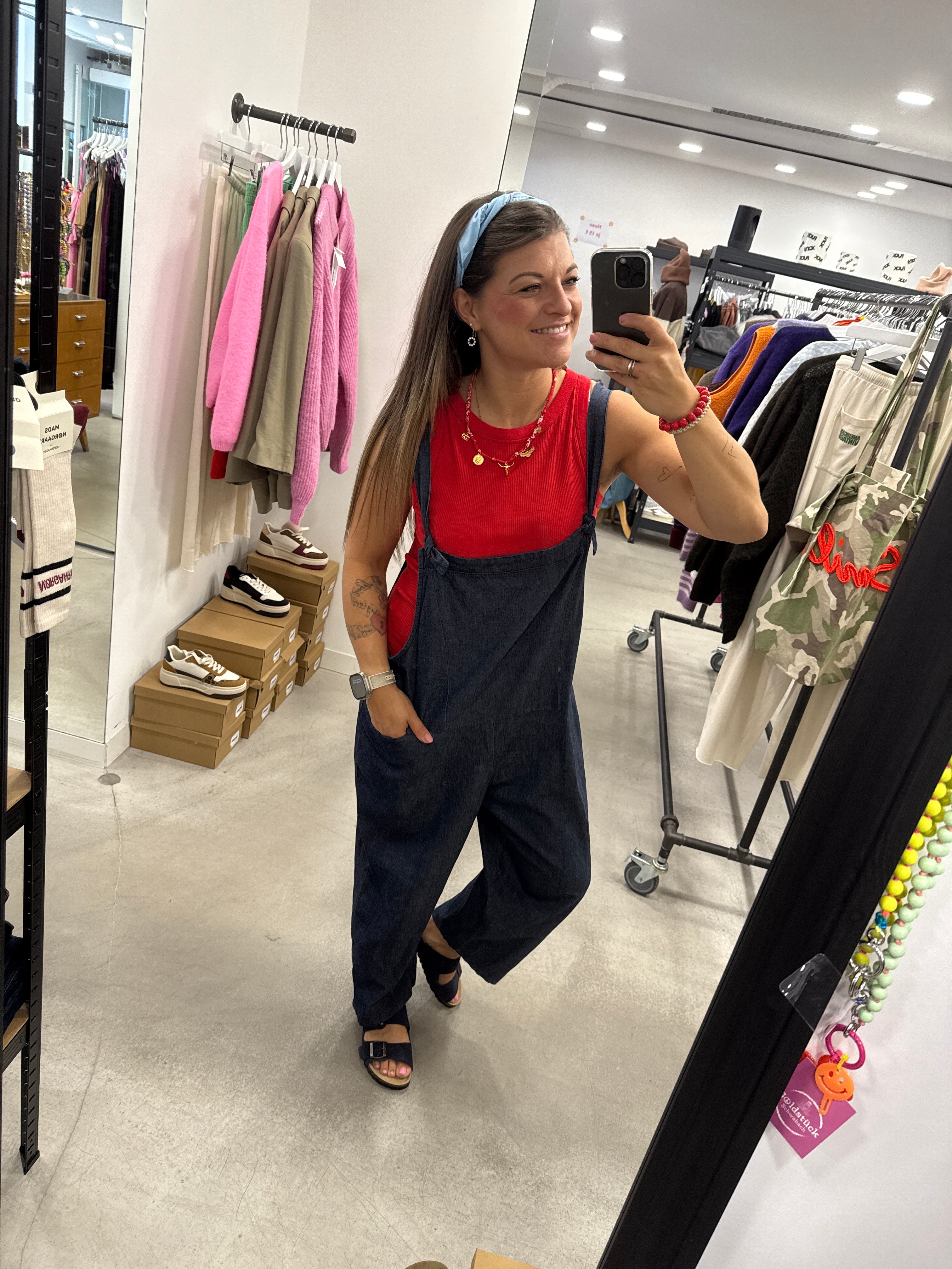 Hose Latzhose Denim