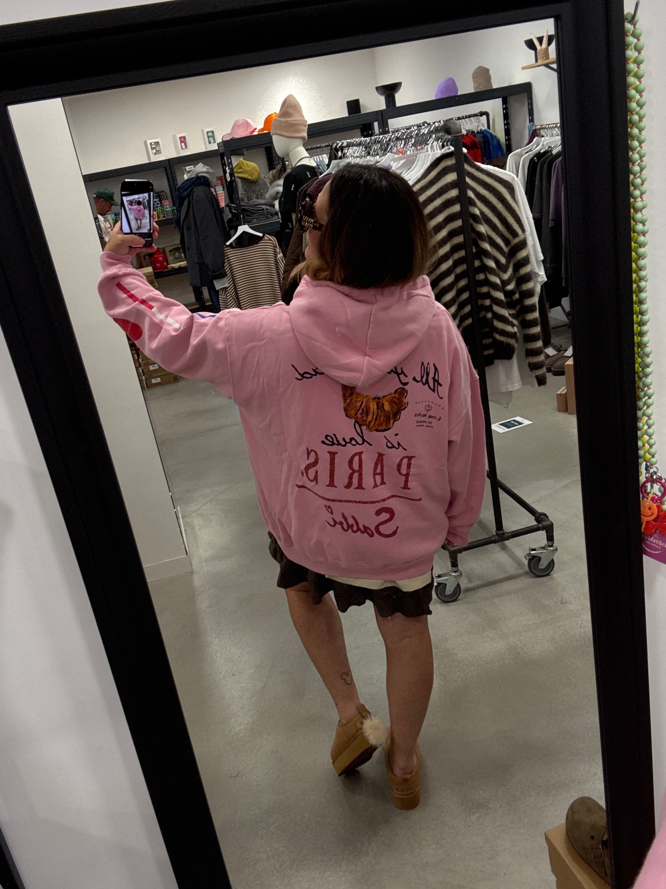 Hoodie Sabbi Paris pink