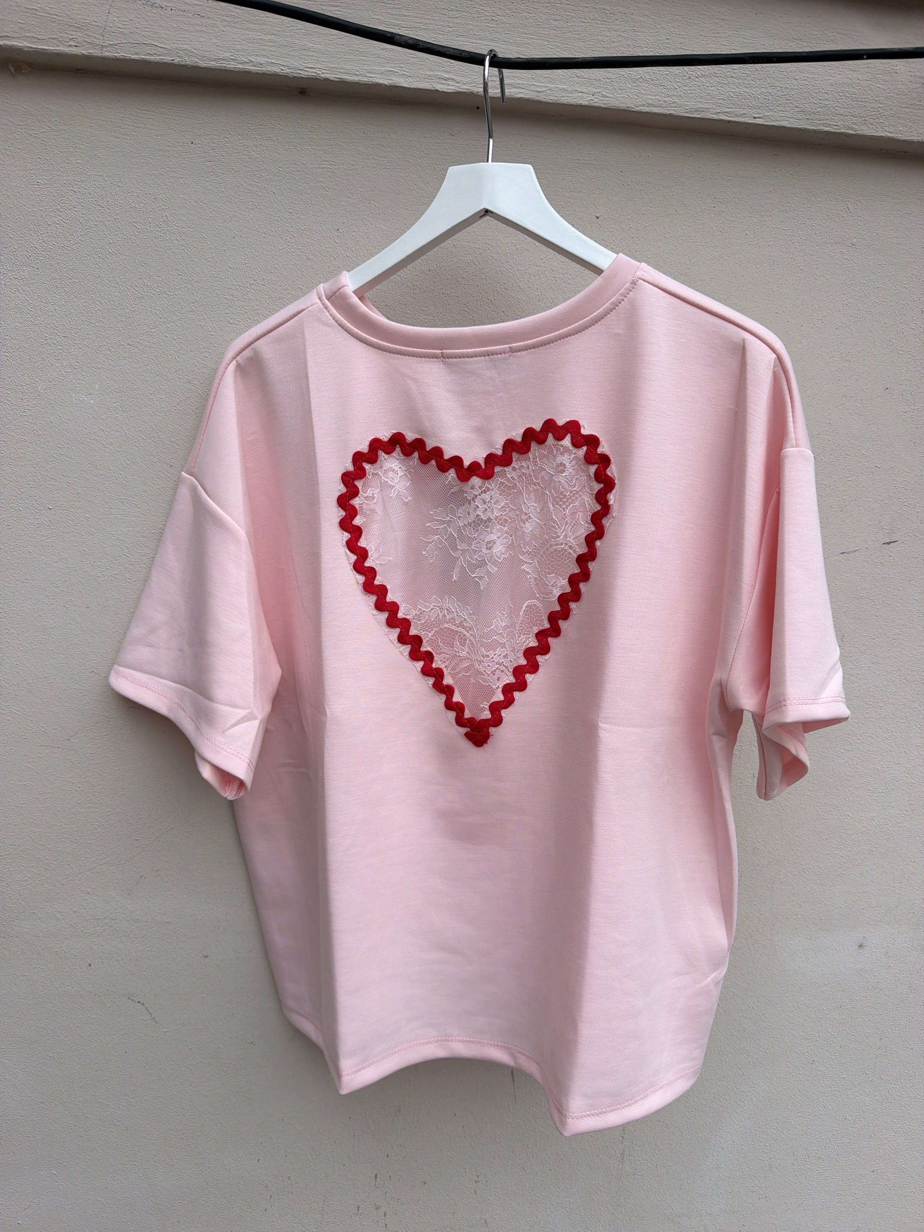T-Shirt Heart Lace