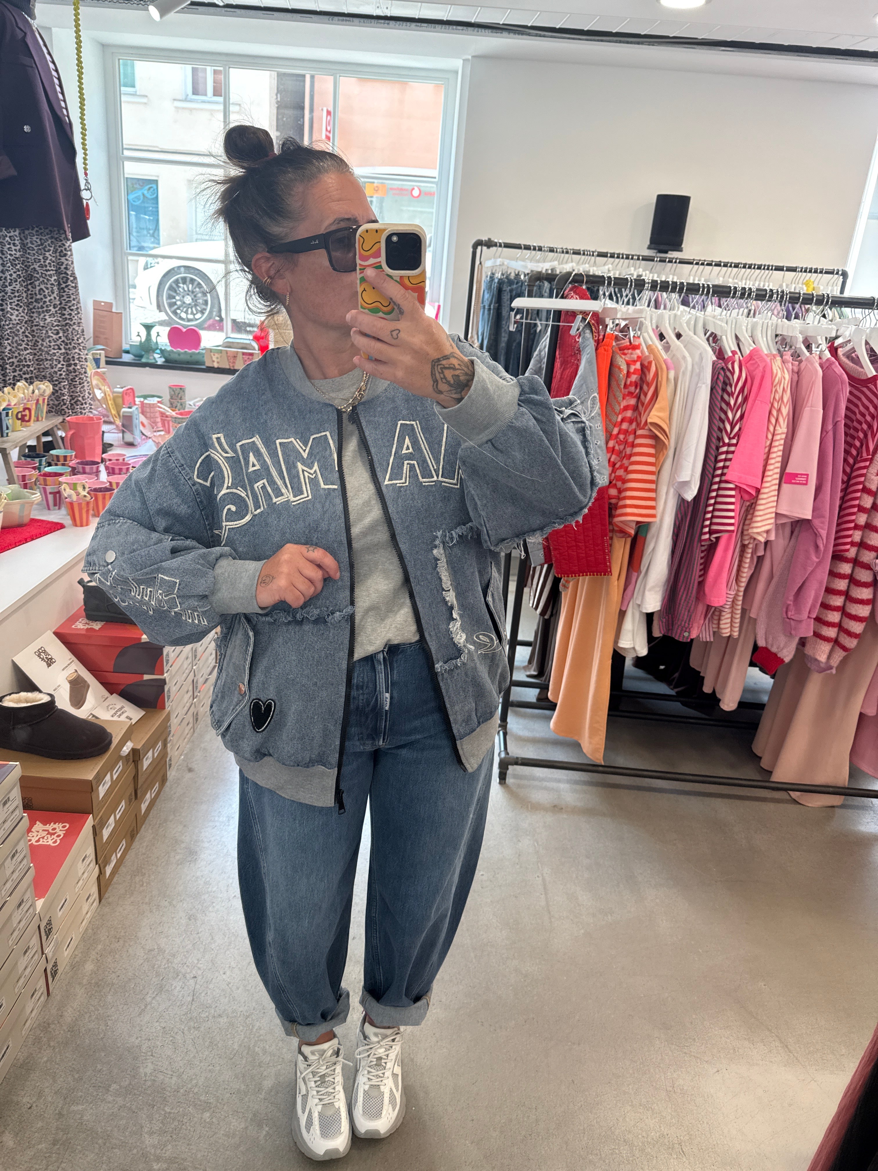 Jacke Bomber Denim