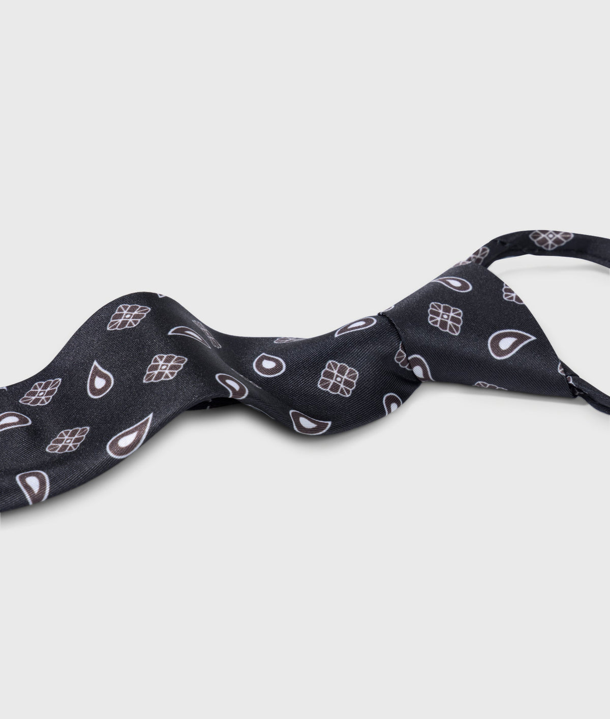 10DAYS Krawatte Paisley Schwarz – Herstellerbild