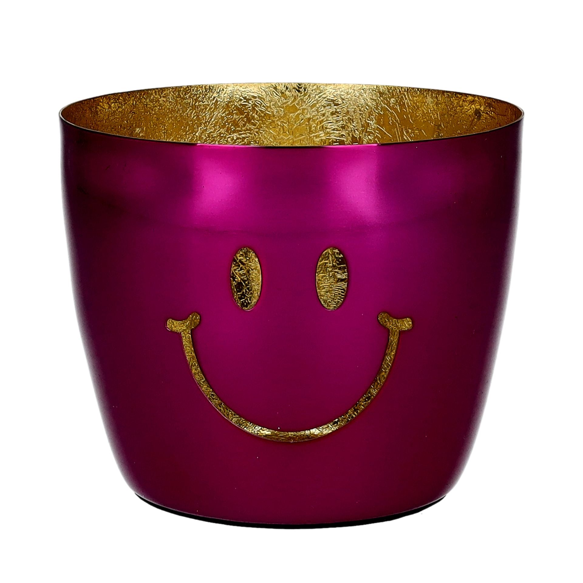 Windlicht Smiley